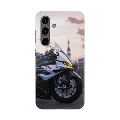 BMW S1000RR Drag Spec Motorcycle iPhone Case and Galaxy Phone Case #003 - Throttle Designs