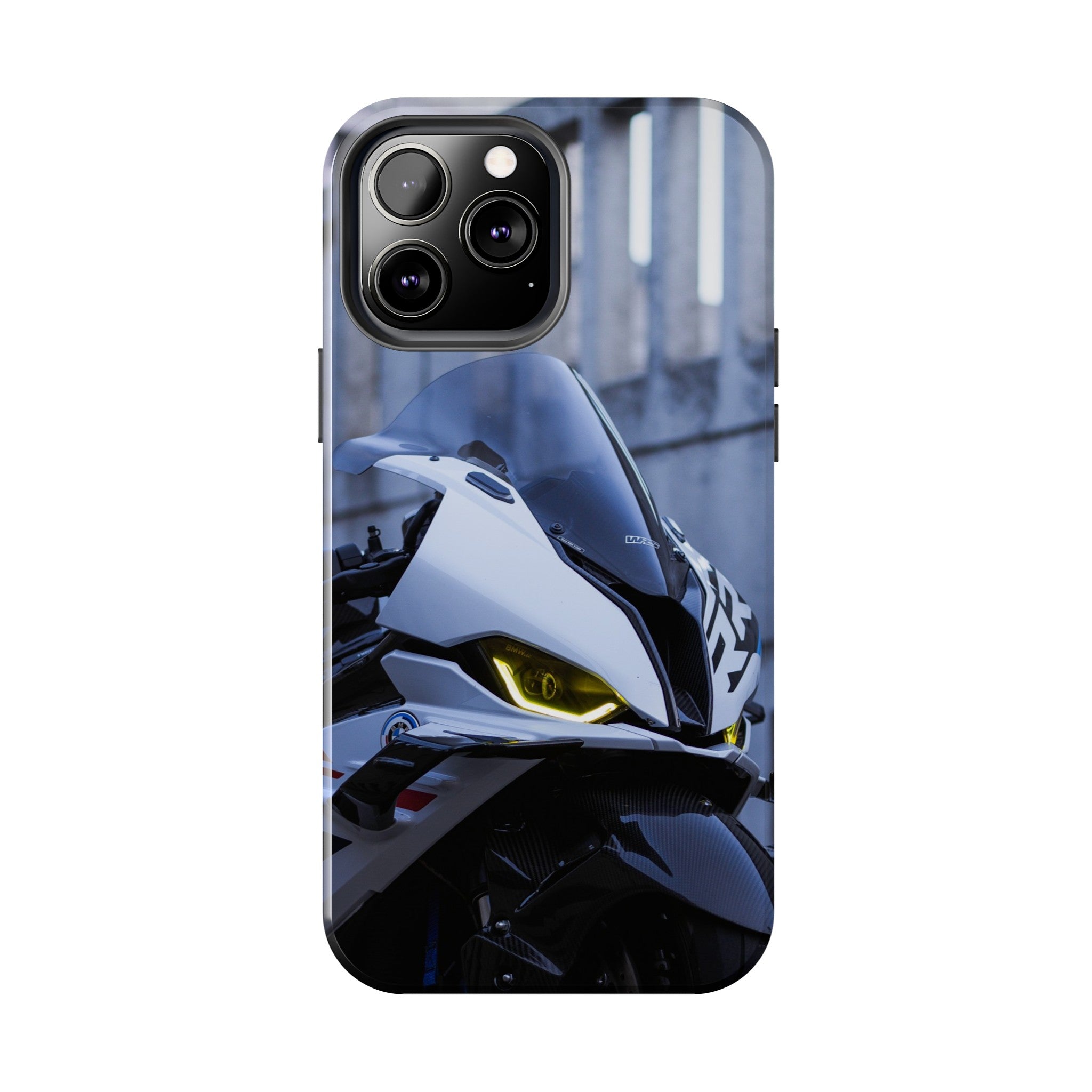 BMW S1000RR Drag Spec Motorcycle iPhone Case and Galaxy Phone Case #007 - Throttle Designs