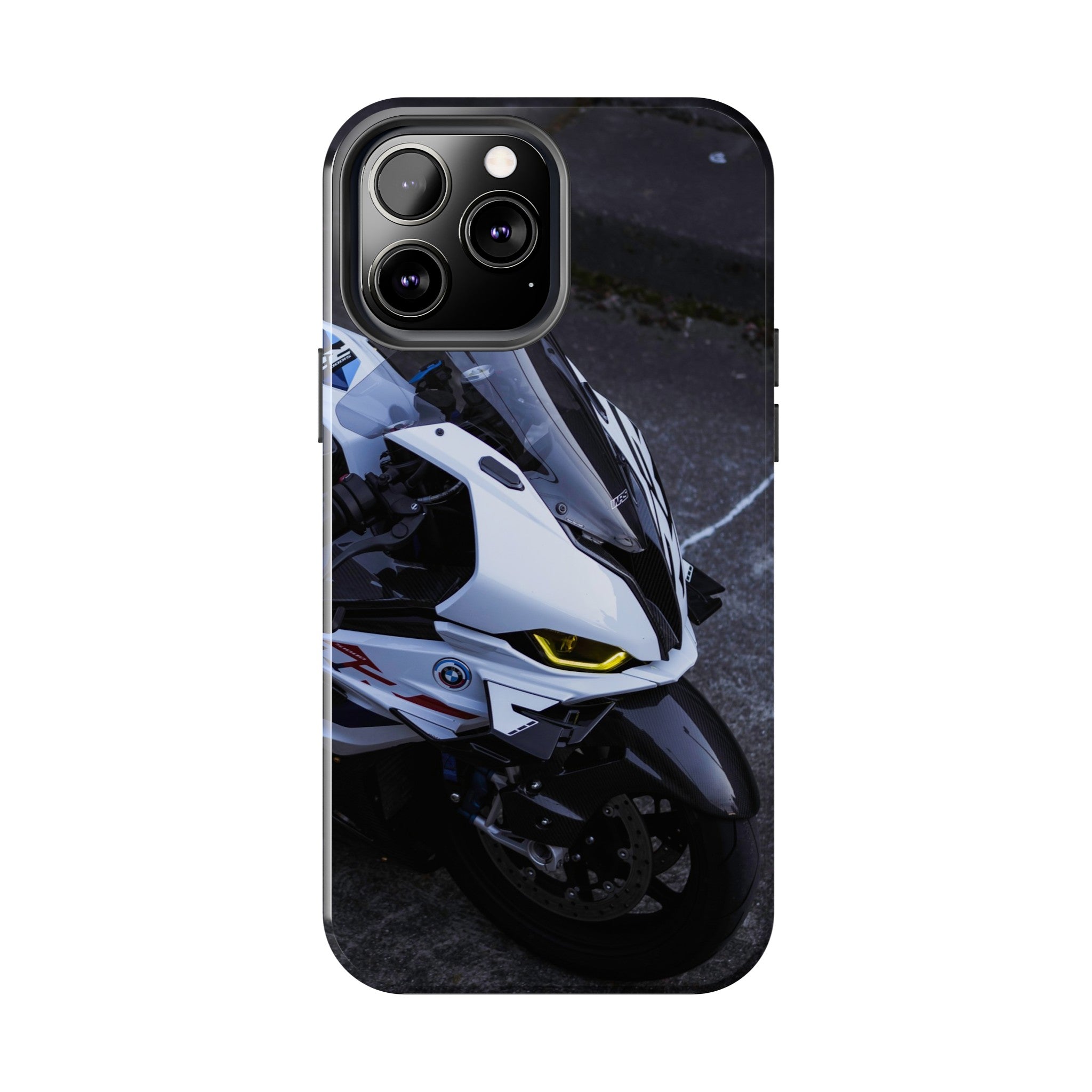 BMW S1000RR Drag Spec Motorcycle iPhone Case and Galaxy Phone Case #008 - Throttle Designs