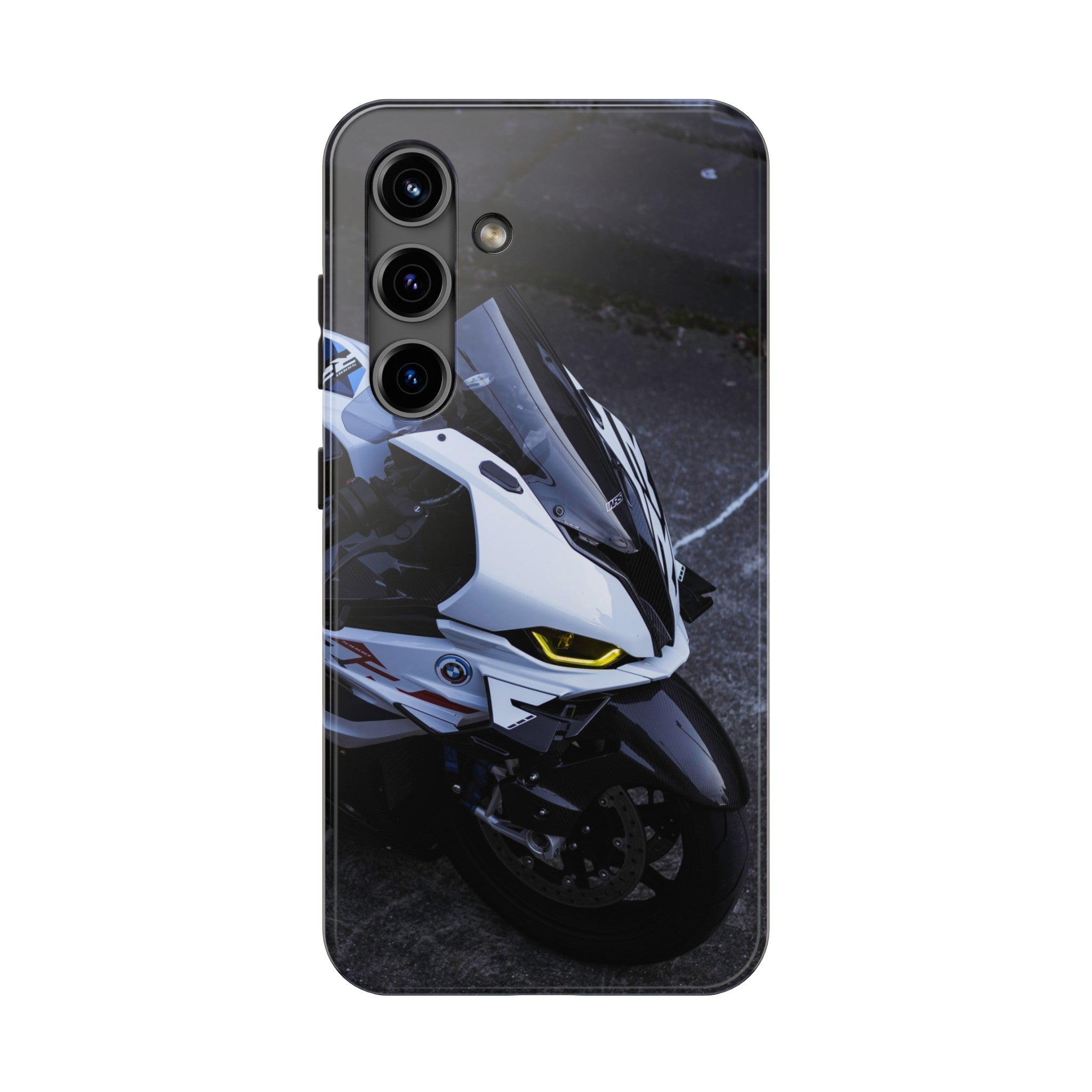 BMW S1000RR Drag Spec Motorcycle iPhone Case and Galaxy Phone Case #008 - Throttle Designs