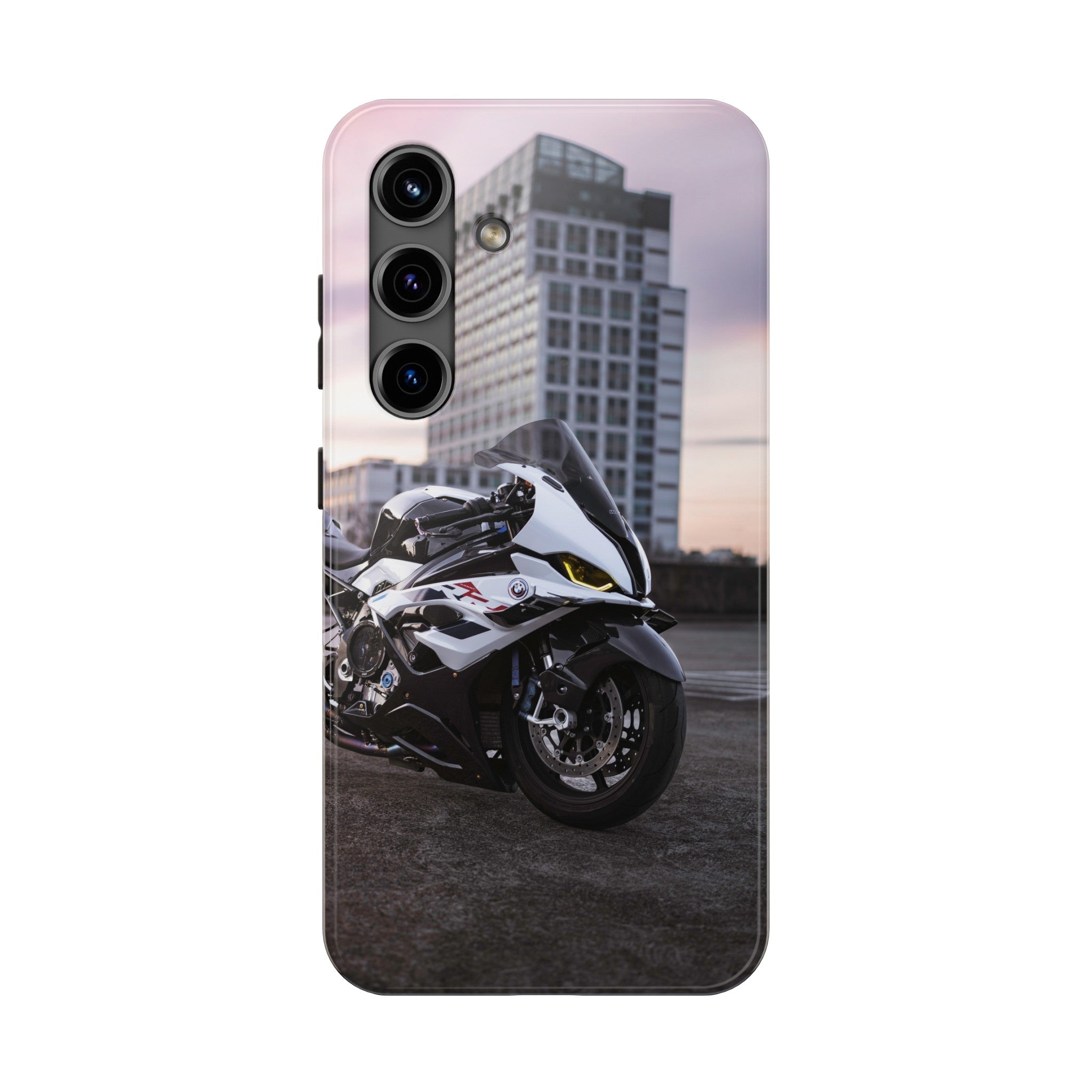 BMW S1000RR Drag Spec Motorcycle iPhone Case and Galaxy Phone Case #009 - Throttle Designs