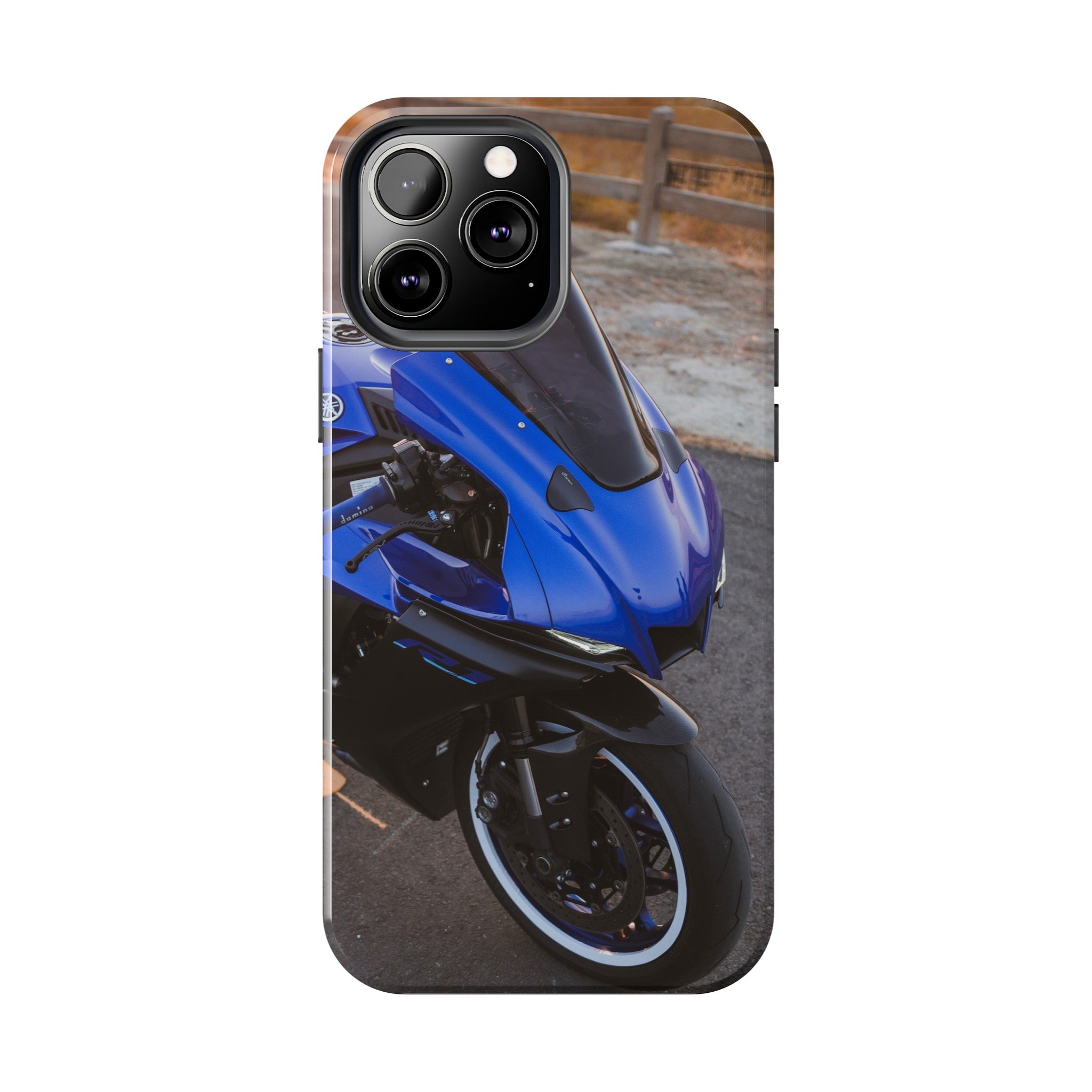 Yamaha R1 Motorcycle iPhone Case and Galaxy Phone Case #004 - Throttle Designs