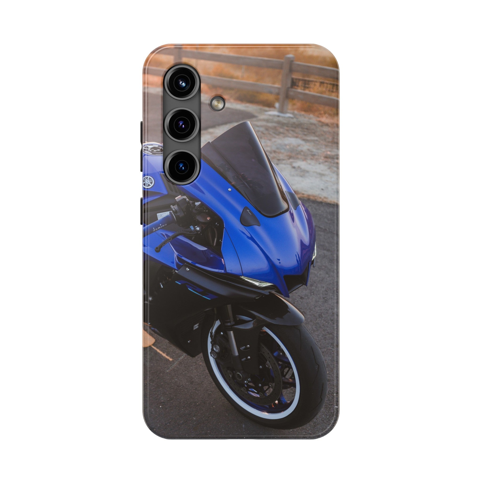 Yamaha R1 Motorcycle iPhone Case and Galaxy Phone Case #004 - Throttle Designs