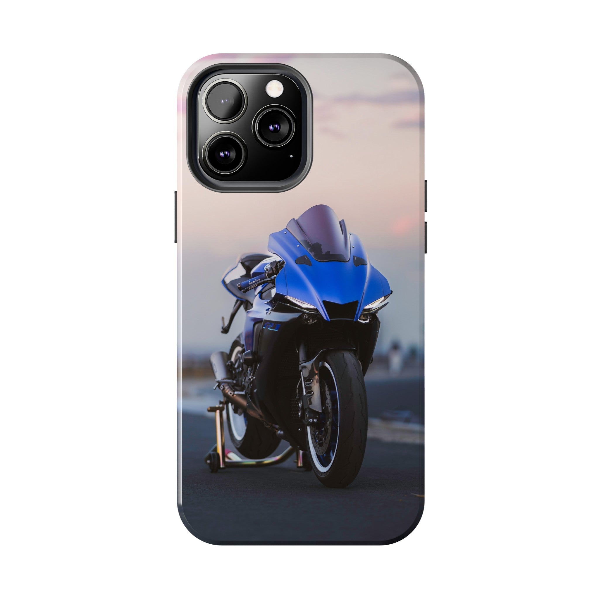 Yamaha R1 Motorcycle iPhone Case and Galaxy Phone Case #010 - Throttle Designs