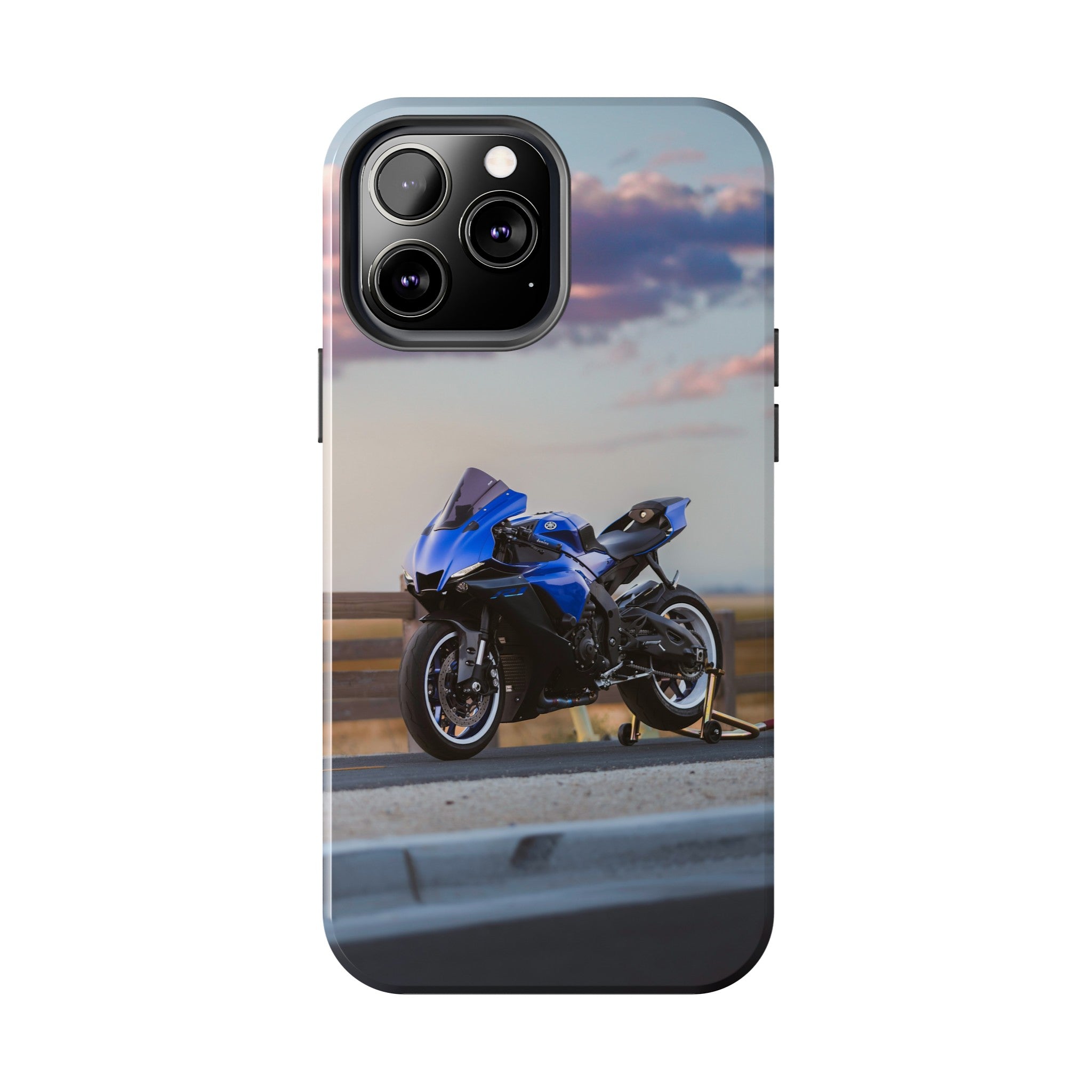 Yamaha R1 Motorcycle iPhone Case and Galaxy Phone Case #011 - Throttle Designs