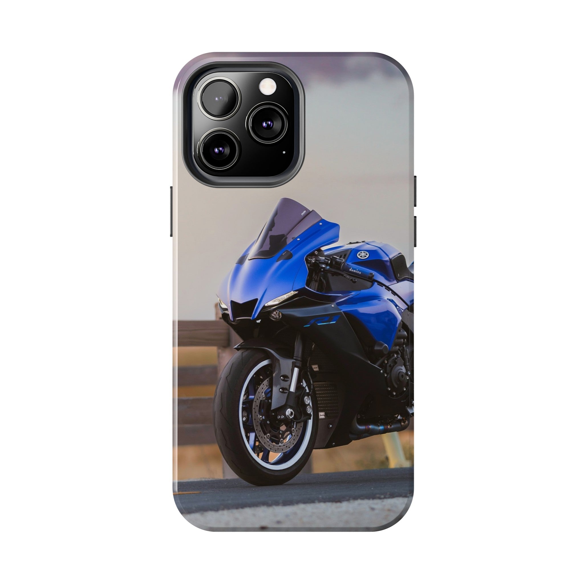 Yamaha R1 Motorcycle iPhone Case and Galaxy Phone Case #012 - Throttle Designs