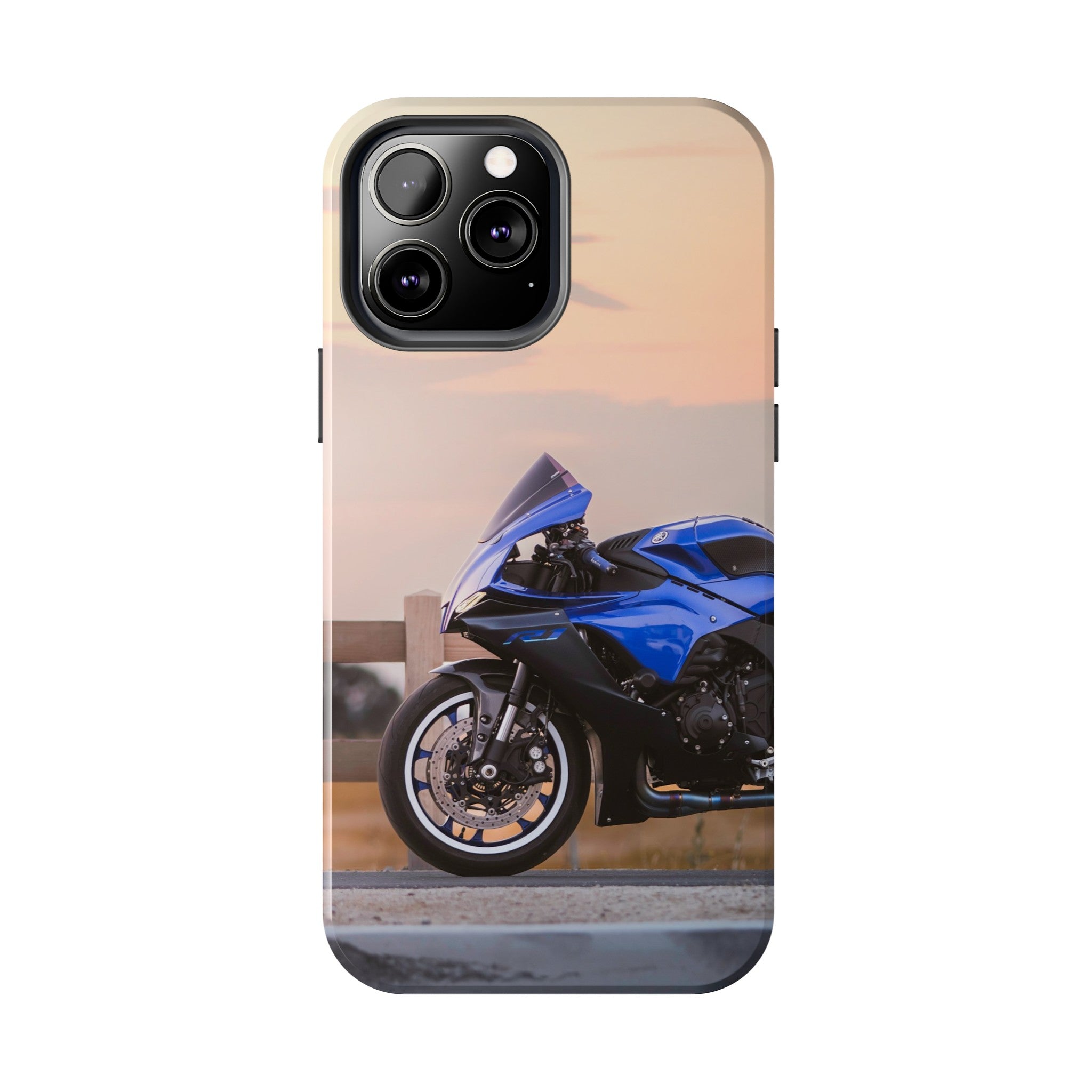 Yamaha R1 Motorcycle iPhone Case and Galaxy Phone Case #014 - Throttle Designs