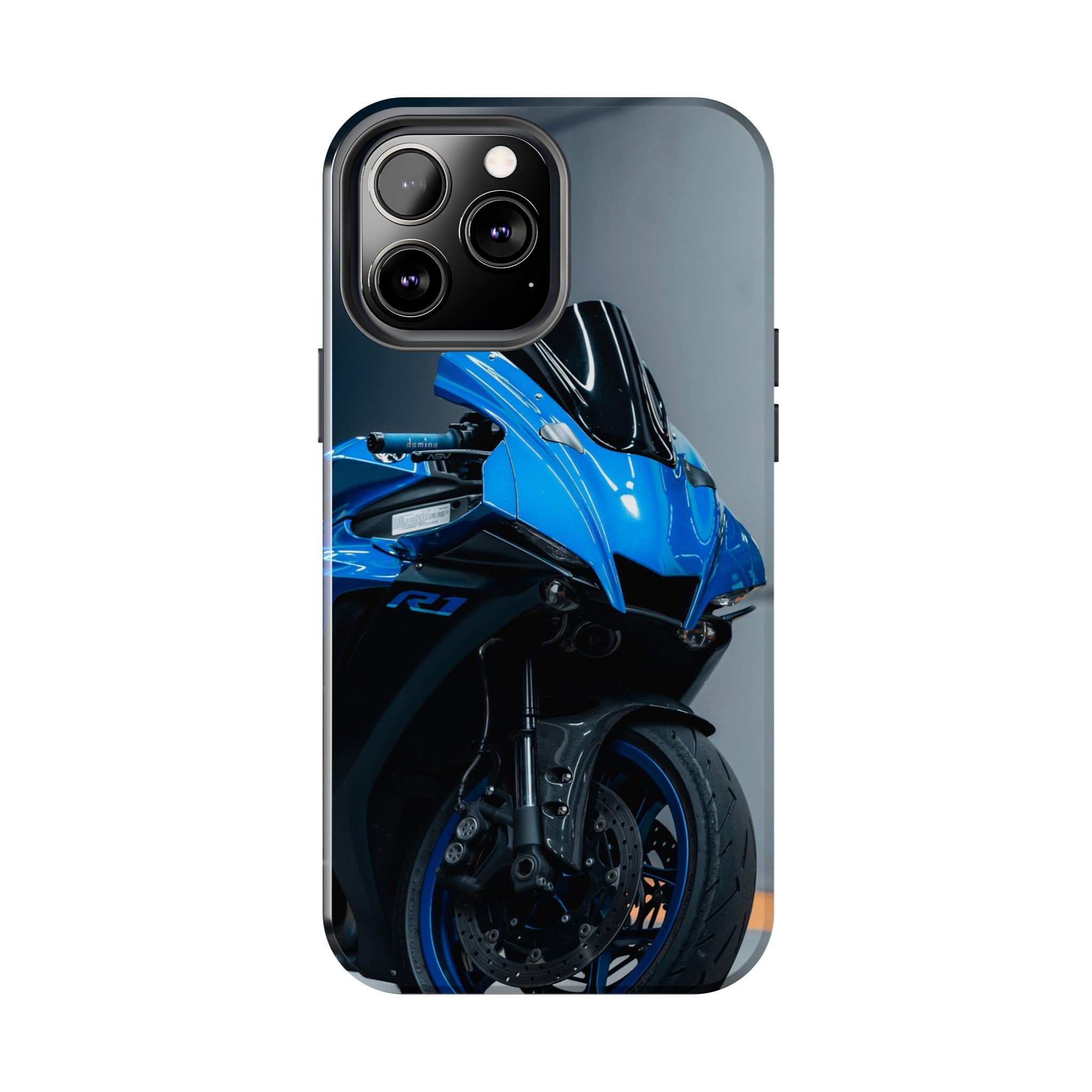 Yamaha R1 Motorcycle iPhone Case and Galaxy Phone Case #016 - Throttle Designs