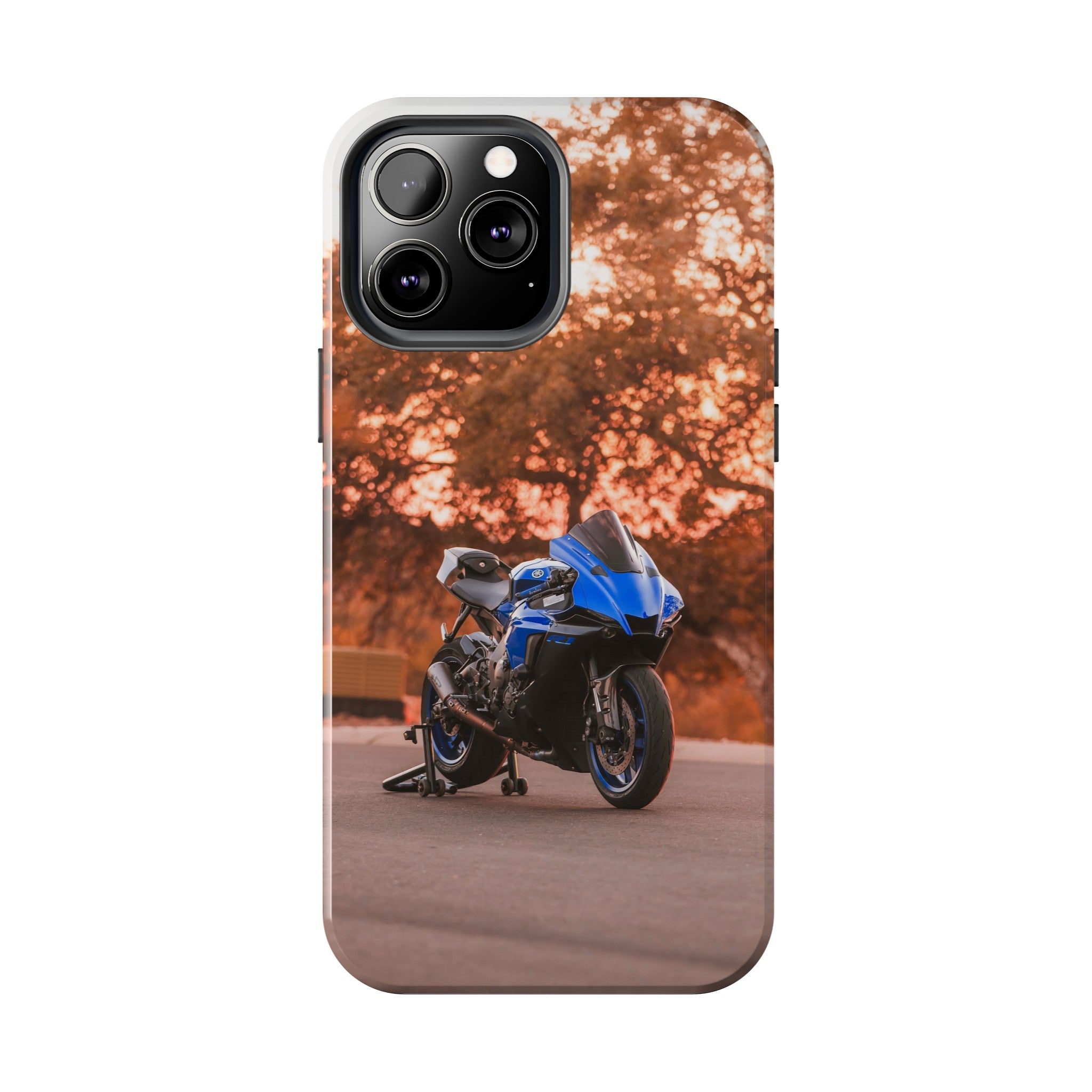 Yamaha R1 Motorcycle iPhone Case and Galaxy Phone Case #024 - Throttle Designs