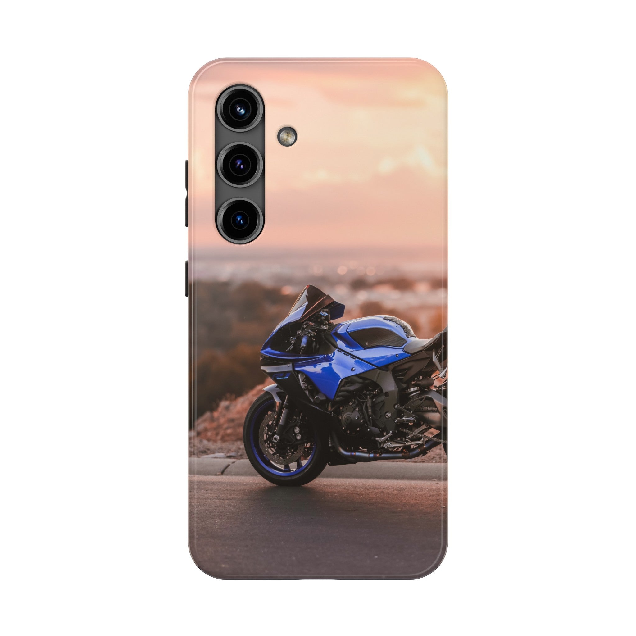 Yamaha R1 Motorcycle iPhone Case and Galaxy Phone Case #026 - Throttle Designs