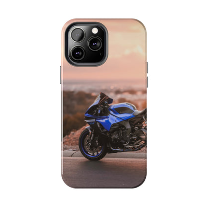 Yamaha R1 Motorcycle iPhone Case and Galaxy Phone Case #026 - Throttle Designs