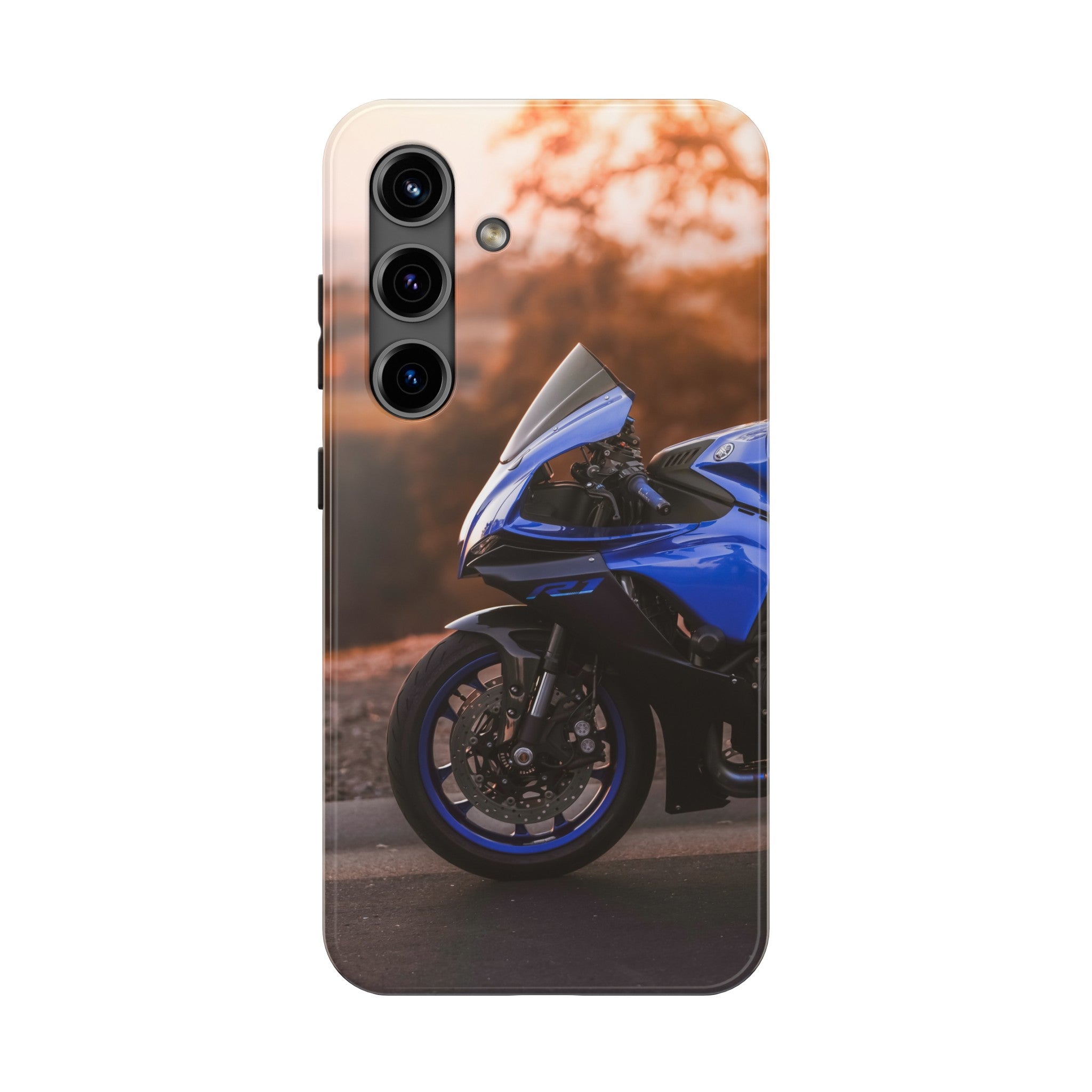 Yamaha R1 Motorcycle iPhone Case and Galaxy Phone Case #027 - Throttle Designs