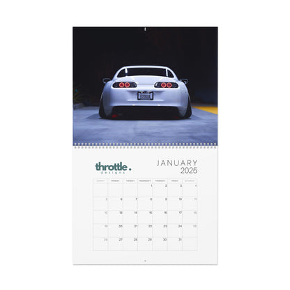 2025 JDM Automotive Car Calendar V3 - Throttle Designs