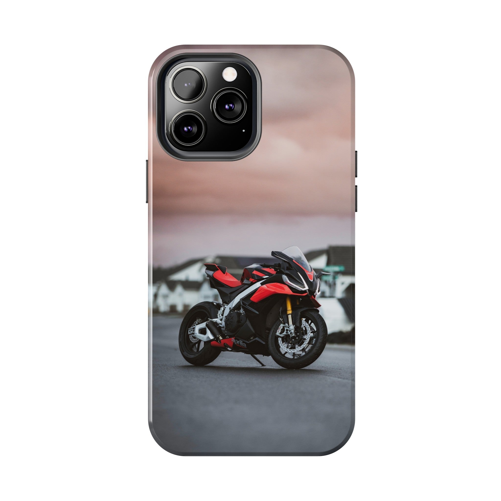 Aprilia RSV4 1100 Factory Motorcycle iPhone Case and Galaxy Phone Case #002 - Throttle Designs