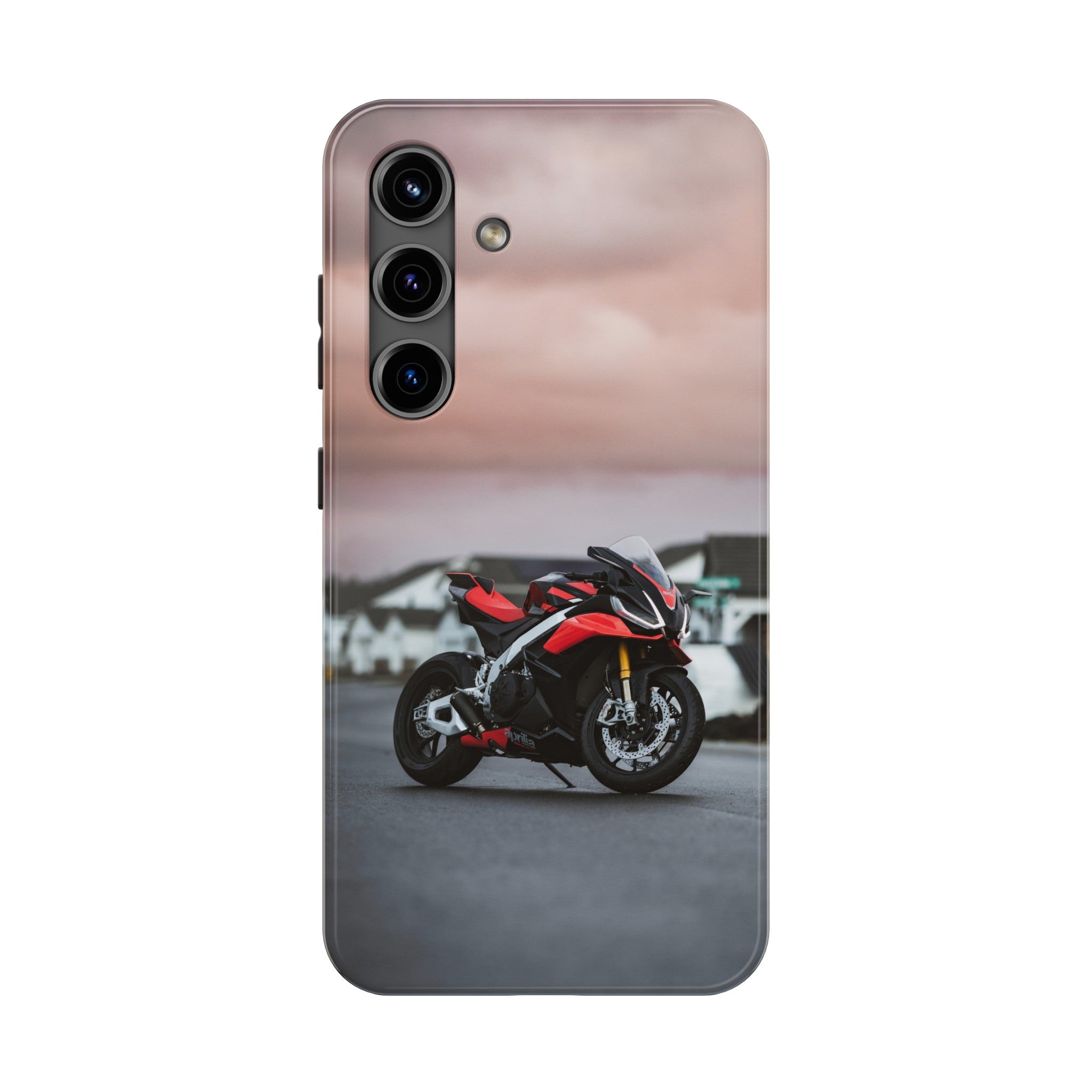 Aprilia RSV4 1100 Factory Motorcycle iPhone Case and Galaxy Phone Case #002 - Throttle Designs