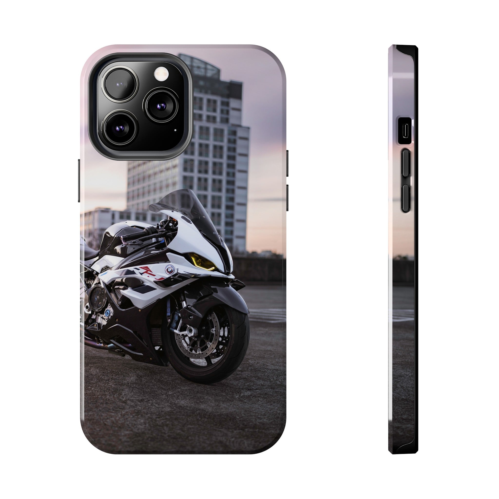 BMW S1000RR Drag Spec Motorcycle iPhone Case and Galaxy Phone Case #009 - Throttle Designs