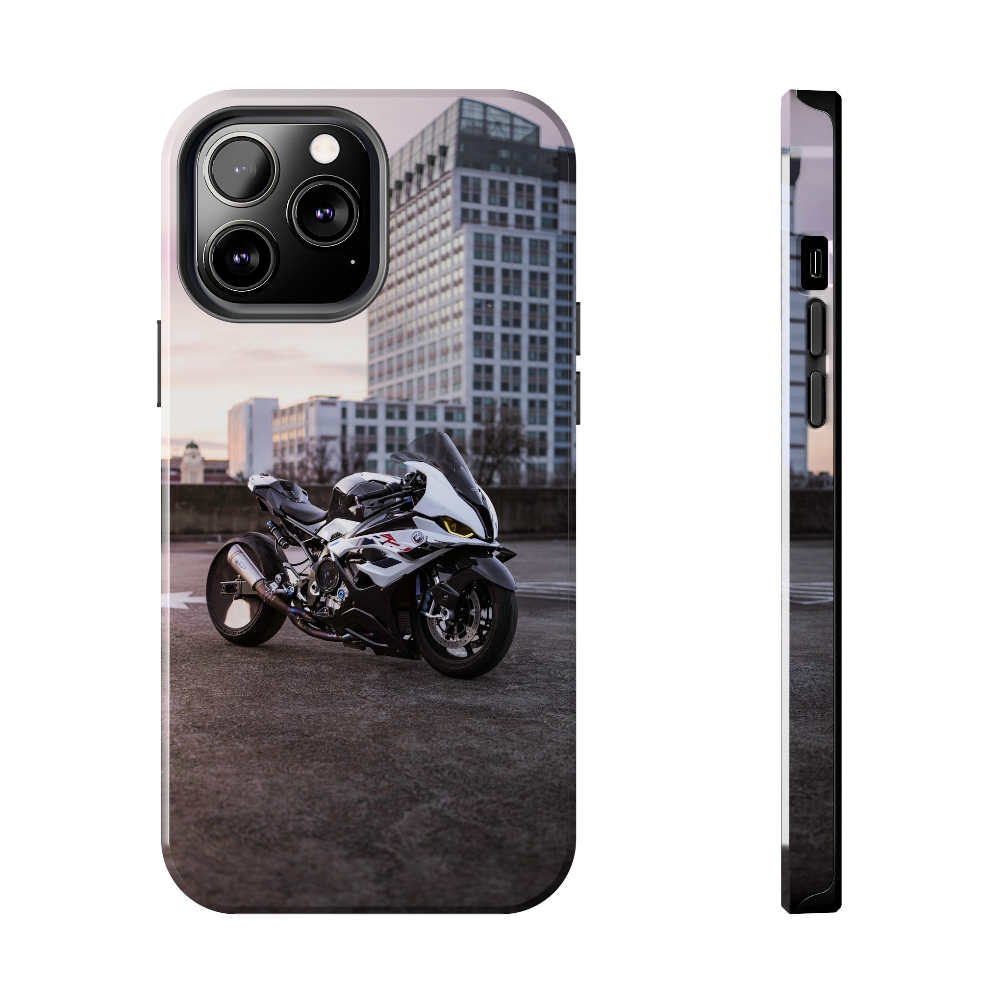 BMW S1000RR Drag Spec Motorcycle iPhone Case and Galaxy Phone Case #013 - Throttle Designs