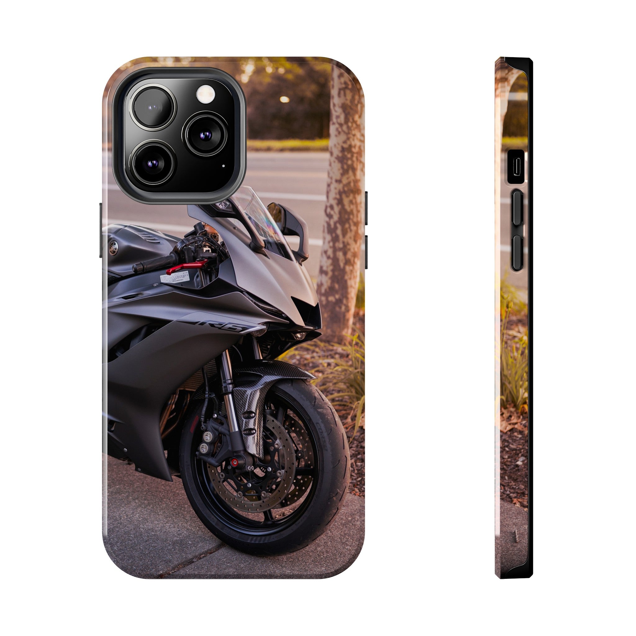 Yamaha R6 Motorcycle iPhone Case and Galaxy Phone Case #001 - Throttle Designs