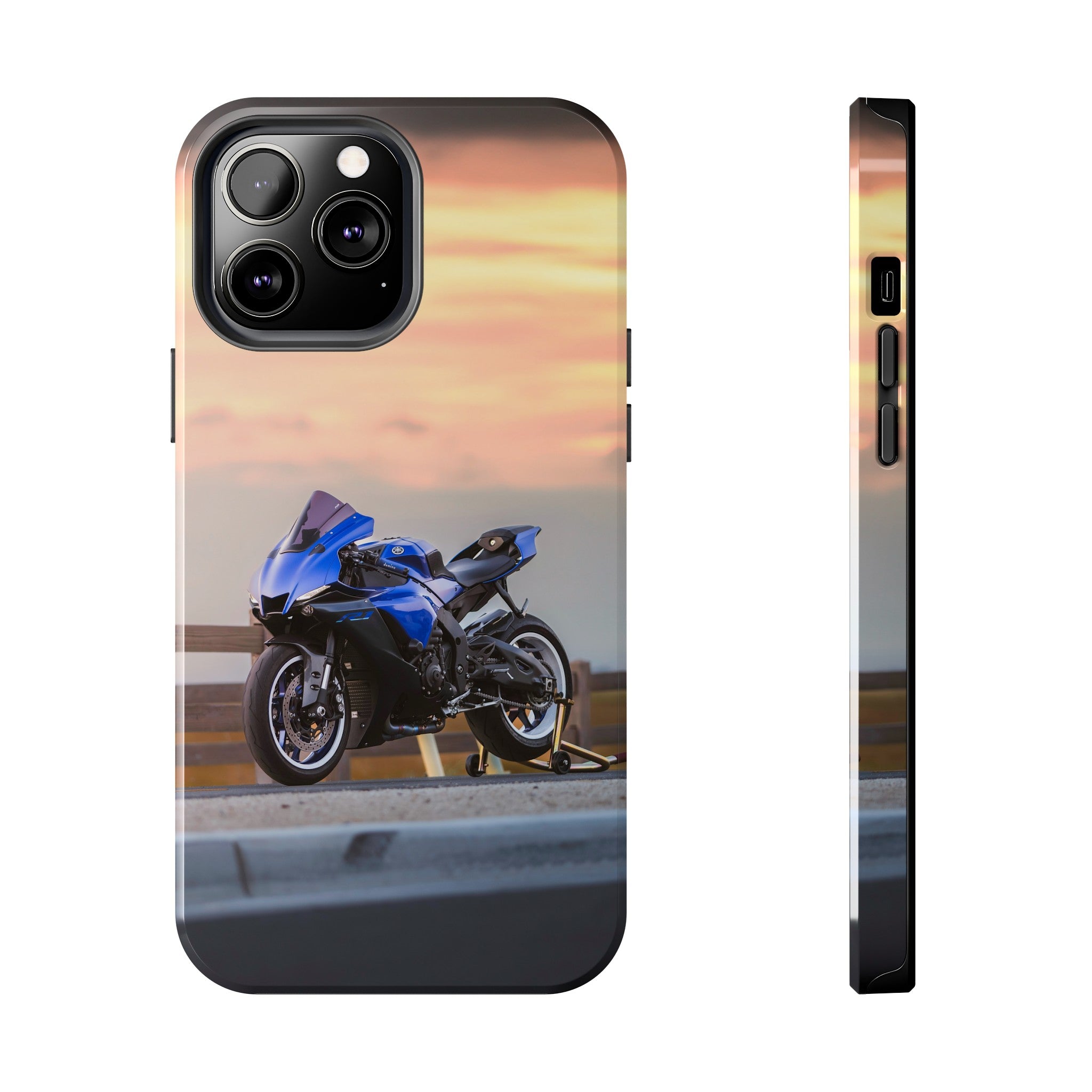 Yamaha R1 Motorcycle iPhone Case and Galaxy Phone Case #013 - Throttle Designs