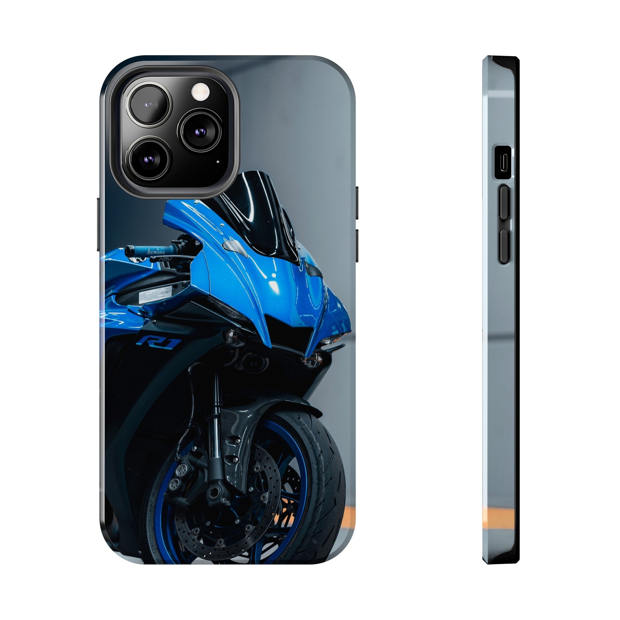 Yamaha R1 Motorcycle iPhone Case and Galaxy Phone Case #016 - Throttle Designs