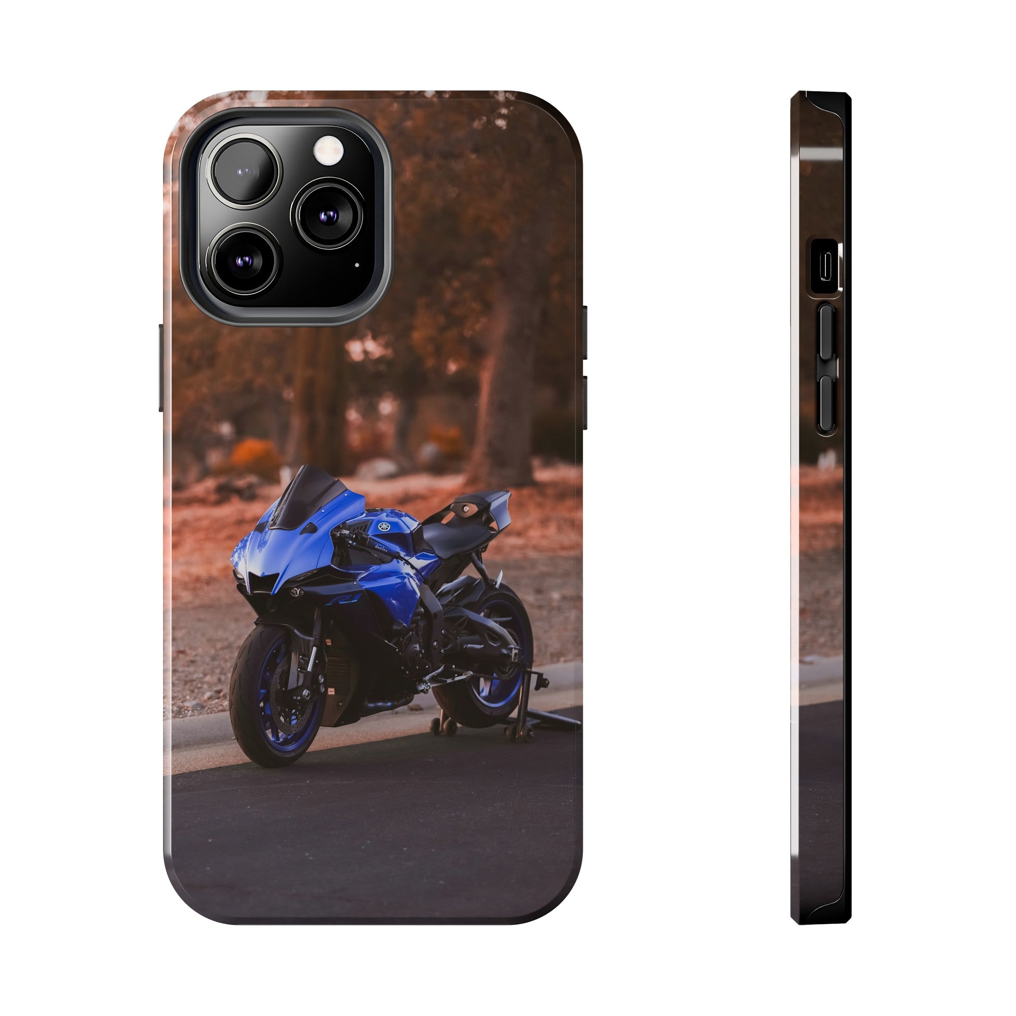 Yamaha R1 Motorcycle iPhone Case and Galaxy Phone Case #028 - Throttle Designs