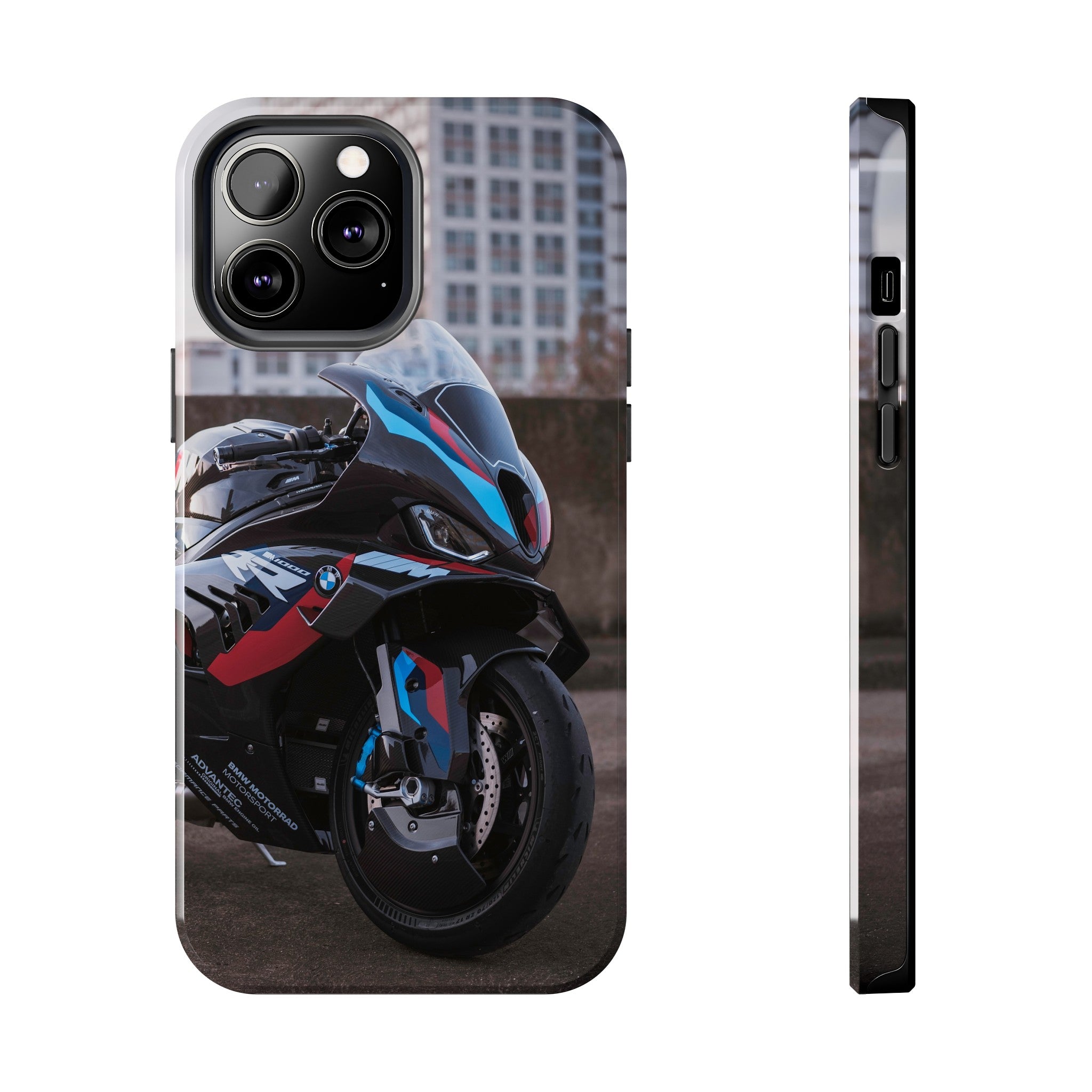 BMW M1000RR Motorcycle iPhone Case and Galaxy Phone Case #003 - Throttle Designs