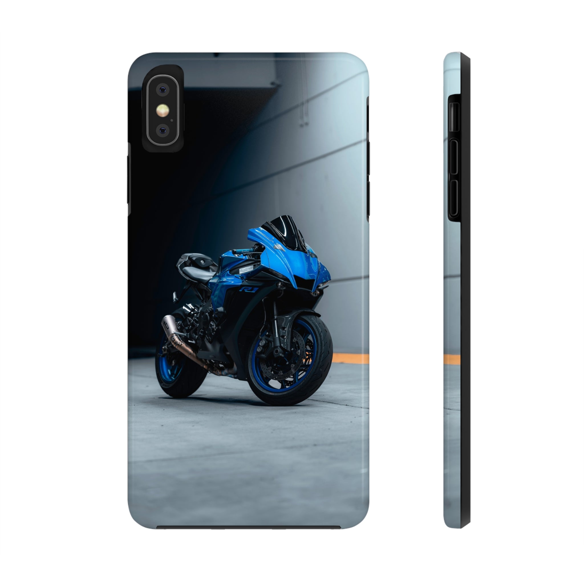 Yamaha R1 Motorcycle iPhone Case and Galaxy Phone Case #002 - Throttle Designs