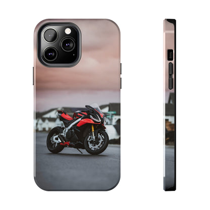 Aprilia RSV4 1100 Factory Motorcycle iPhone Case and Galaxy Phone Case #002 - Throttle Designs