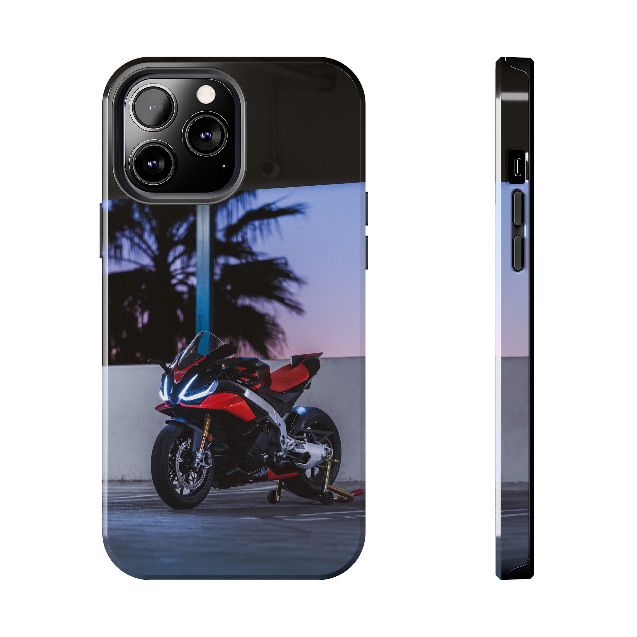 Aprilia RSV4 1100 Factory Motorcycle iPhone Case and Galaxy Phone Case #003 - Throttle Designs