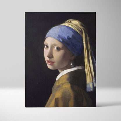Girl with a pearl earring by Johannes Vermeer canvas print