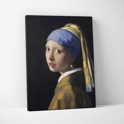 Girl with a pearl earring by Johannes Vermeer canvas print