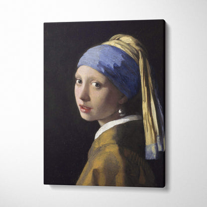 Girl with a pearl earring by Johannes Vermeer canvas print