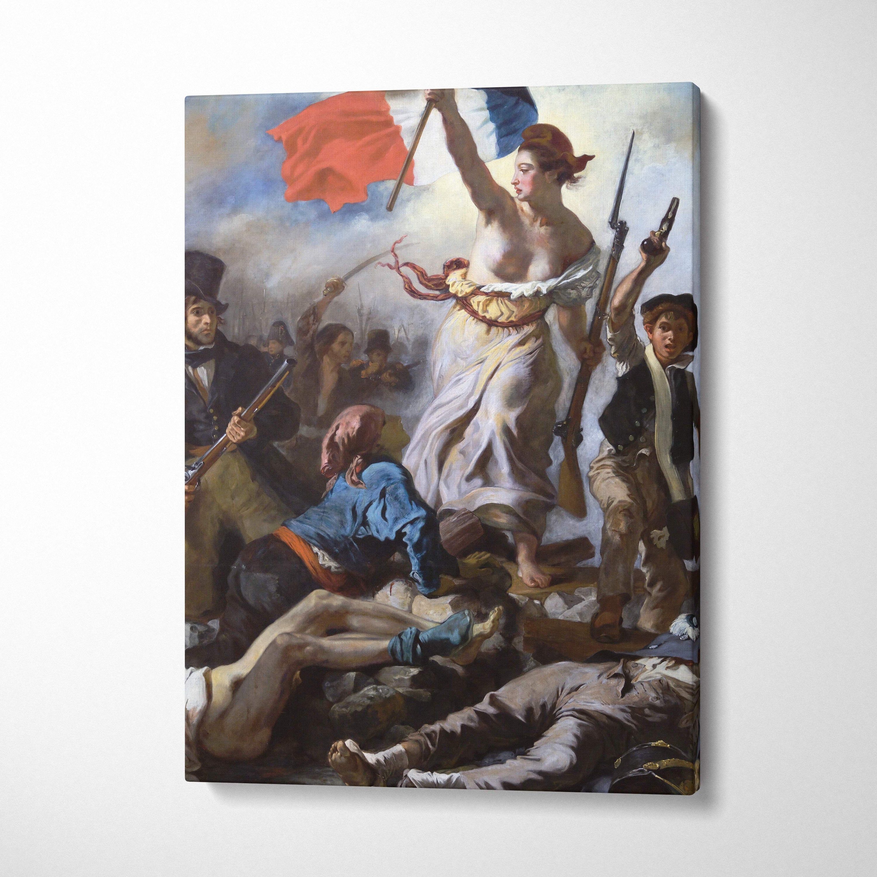 Liberty Leading the People canvas print by Eugène Delacroix