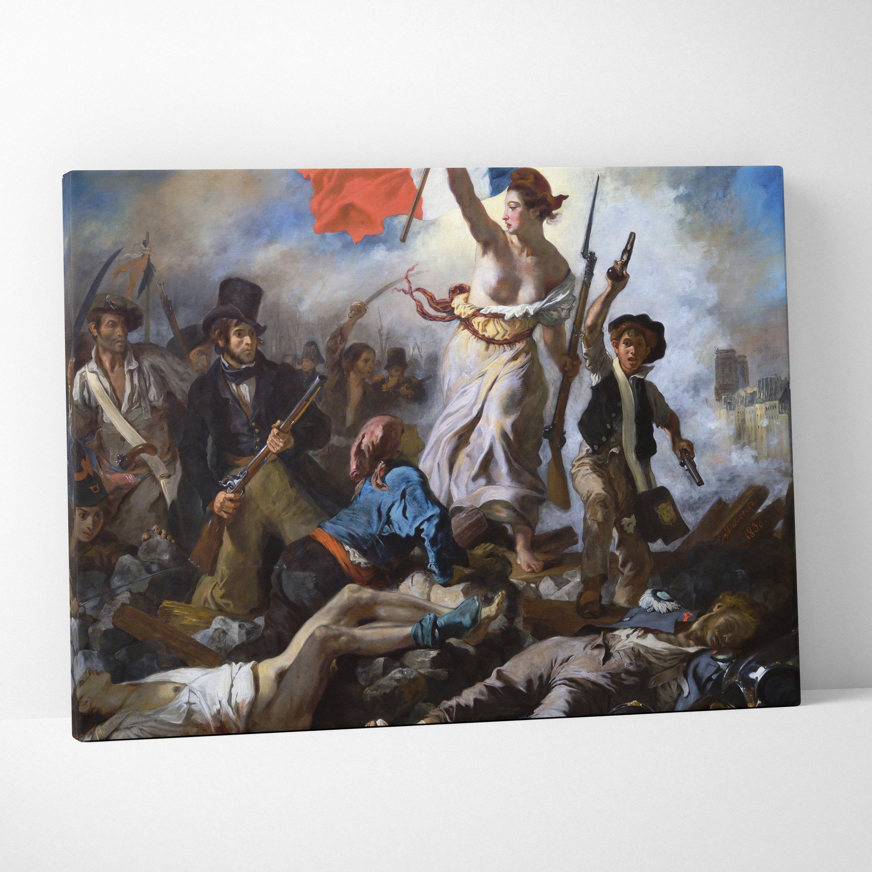 Liberty Leading the People canvas print by Eugene Delacroix