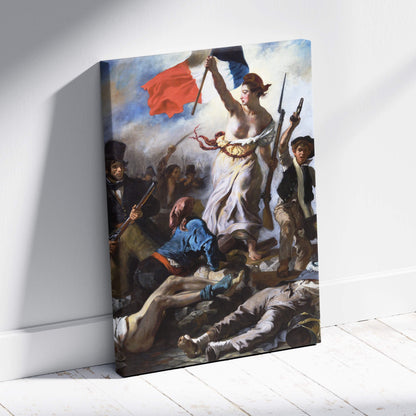 Canvas print of Goyas Third of May 1808 in Liberty Leading frame