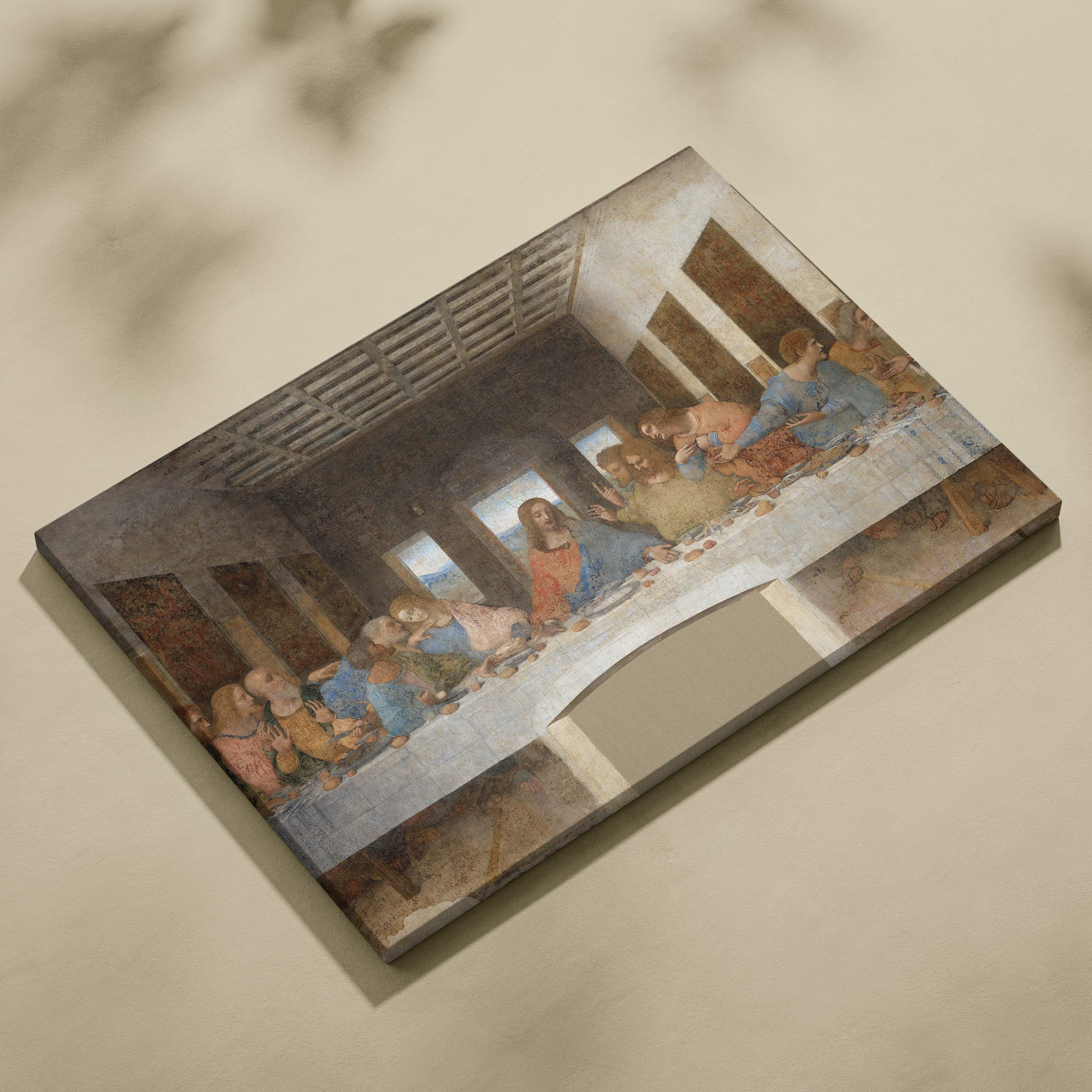 Canvas print of Leonardo da Vincis The Last Supper artwork