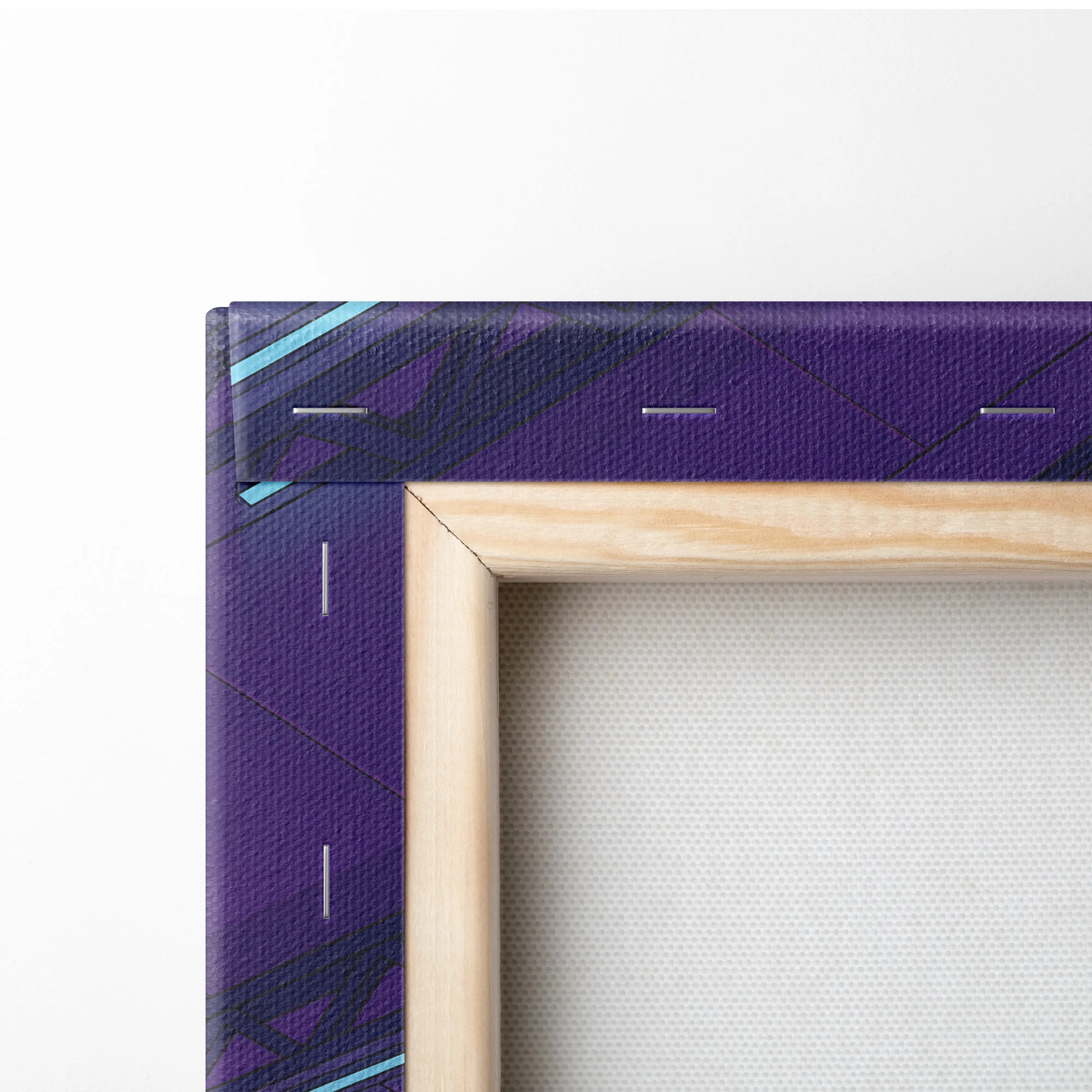 Lamborghini SC63 Inspired Green Purple Canvas Wall Art, Neon Vaporwave Hypercar Artwork for Modern Garage Decor