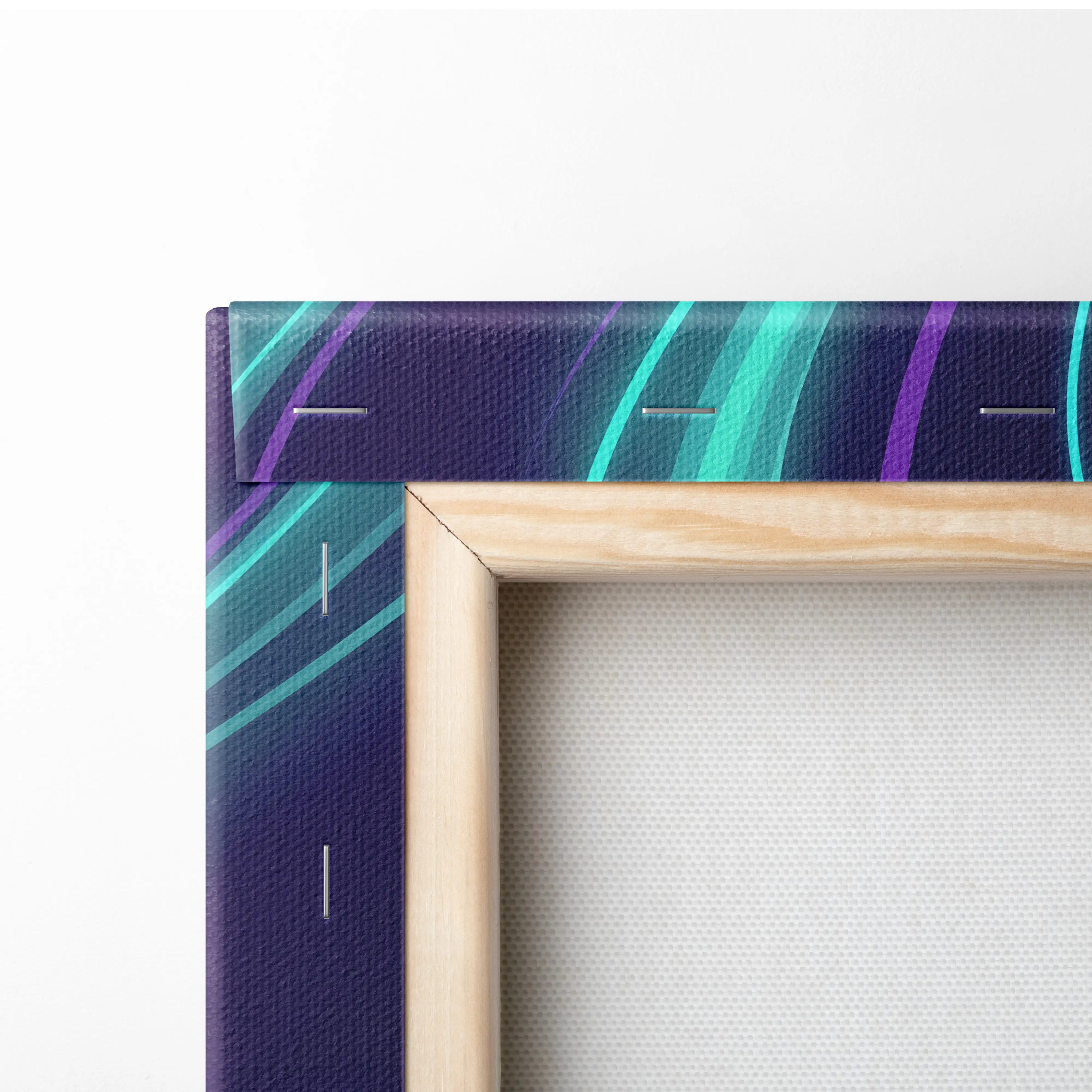 Lamborghini Sian Inspired Black Purple Canvas Wall Art, Neon Vaporwave Hypercar Artwork for Futuristic Garage Decor with Cyberpunk Mood