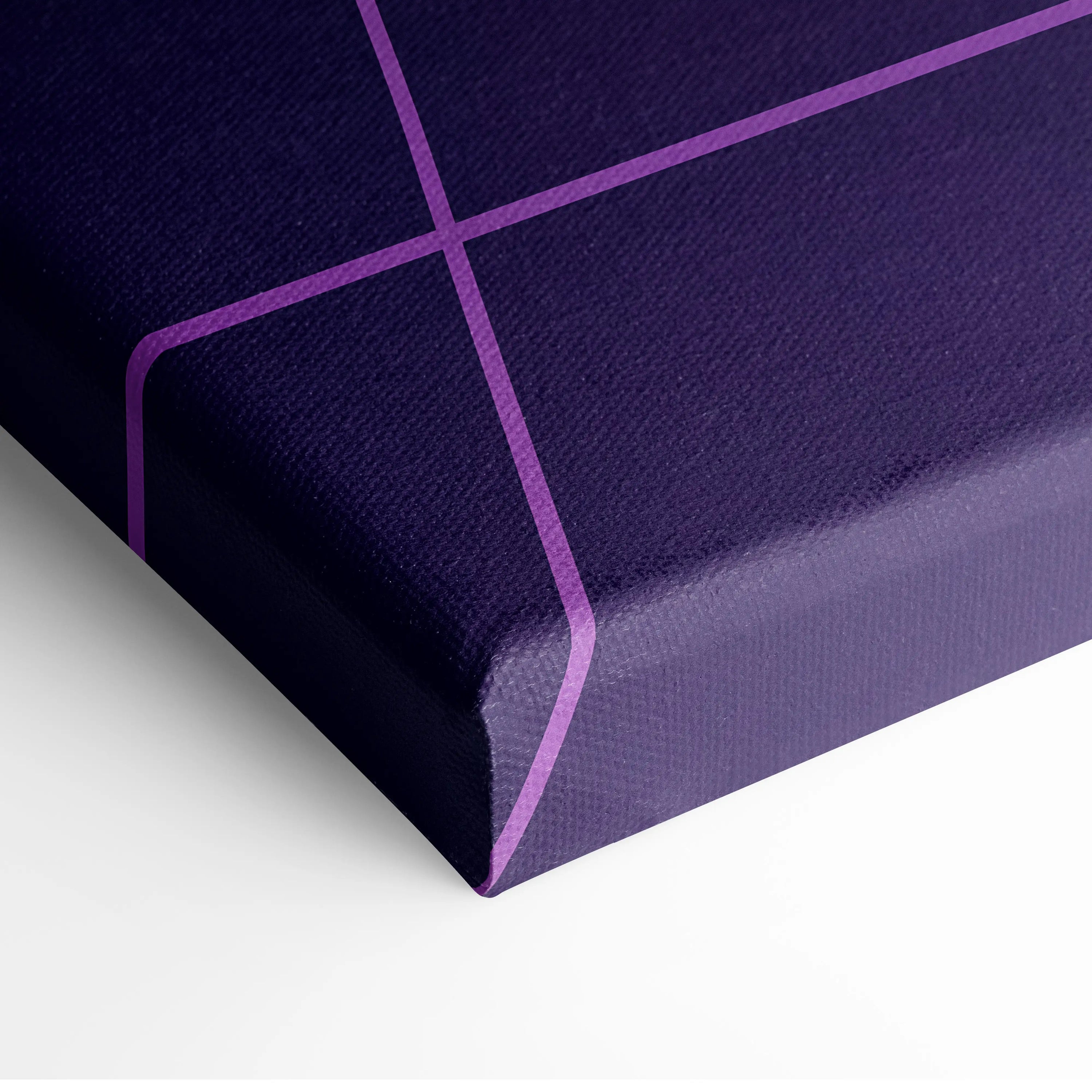 Lamborghini SC18 Inspired Silver Purple Canvas Wall Art, Vaporwave Exotic Auto Artwork, Neon Grid Garage Decor, Retro Futuristic Print