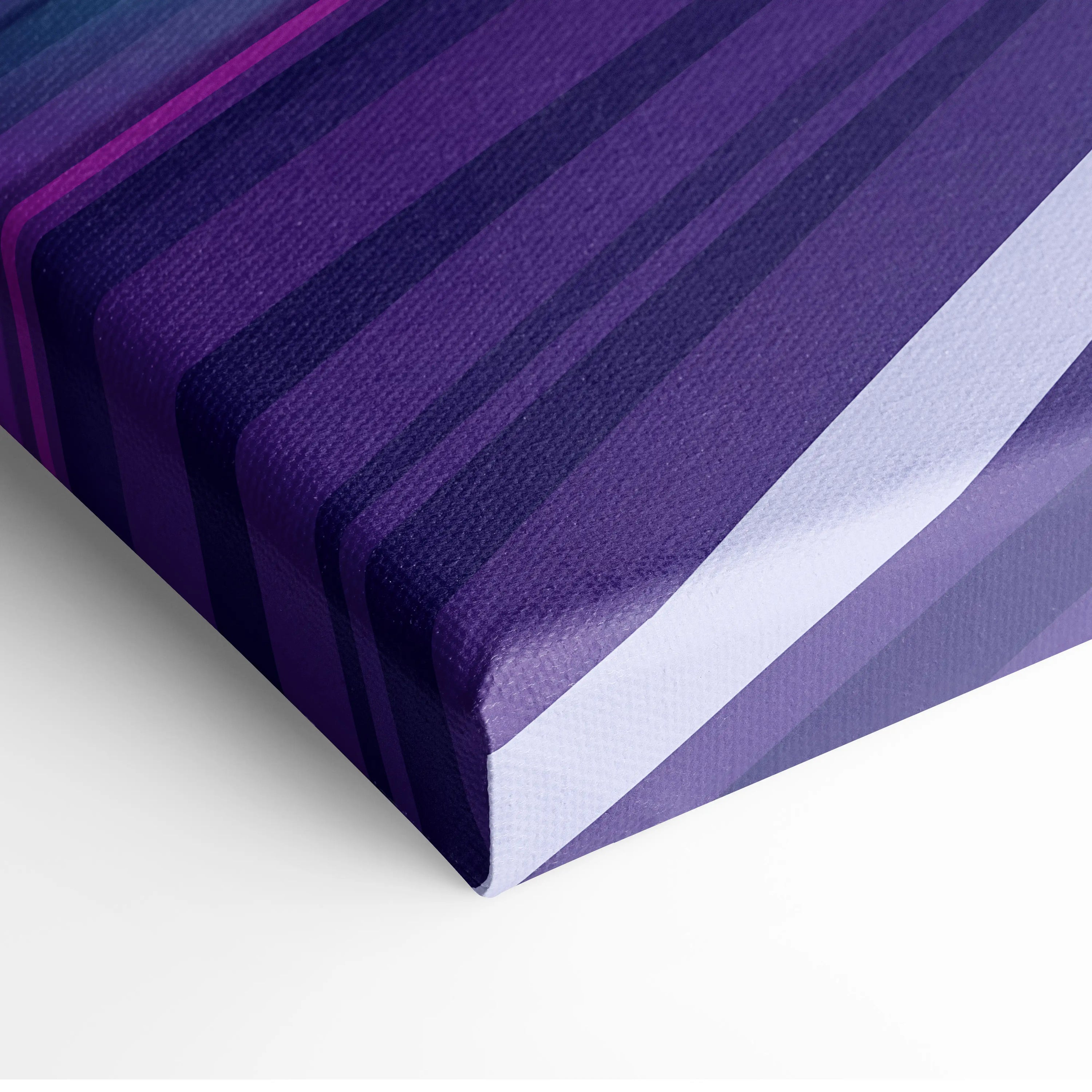 Subaru BRZ Inspired Neon Vaporwave Canvas Art - Car Neon Purple Teal Living Room Vaporwave Mood Nostalgic Wall Art