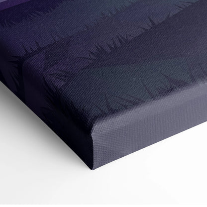 Apollo Intensa Inspired Hypercar Canvas - Vaporwave Car Art Neon Purple Teal Living Room Futurism Mood Nostalgic Glow Canvas Print