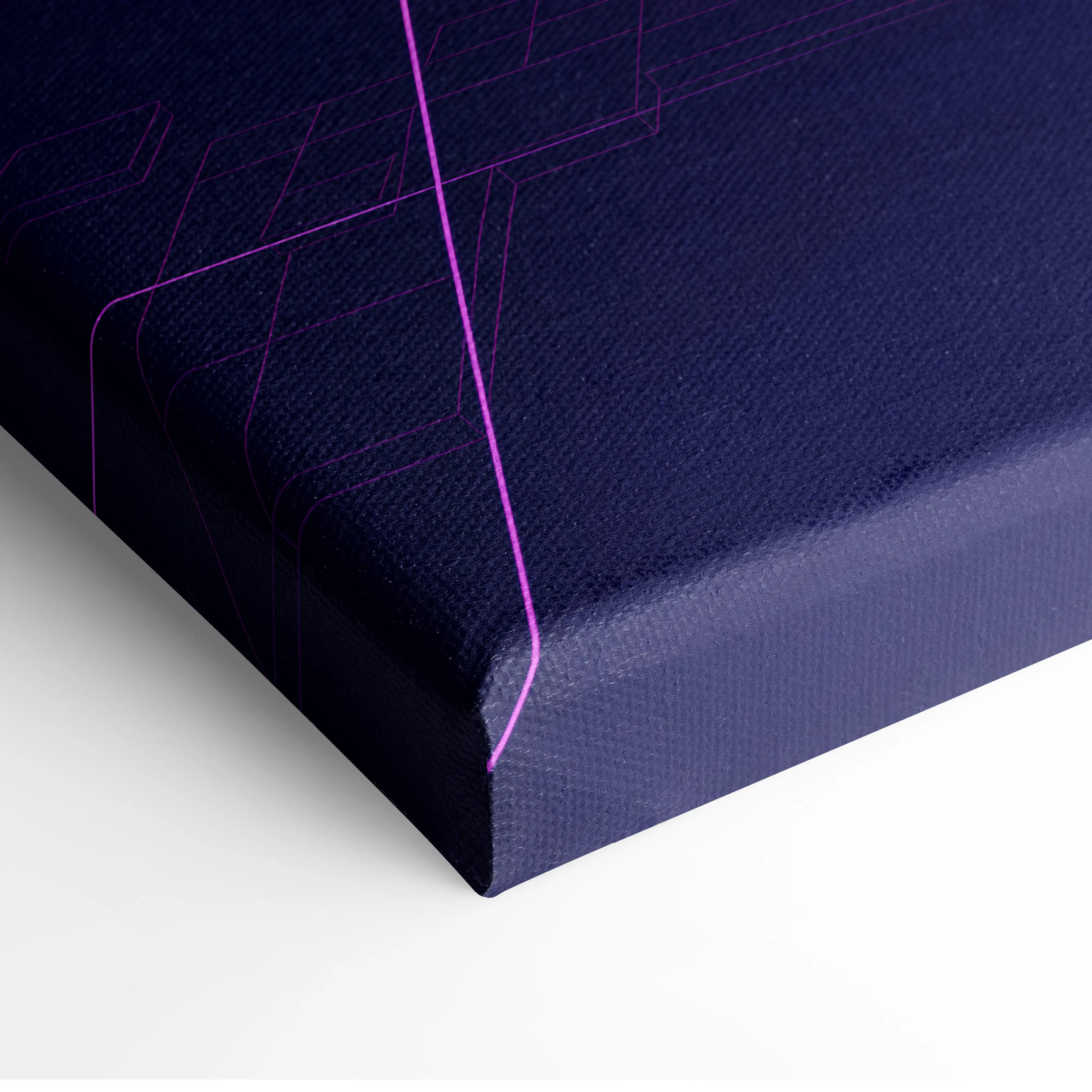 BMW M4 Inspired Canvas - Vaporwave Car Neon Purple Pink Living Room Decor Vaporwave Canvas