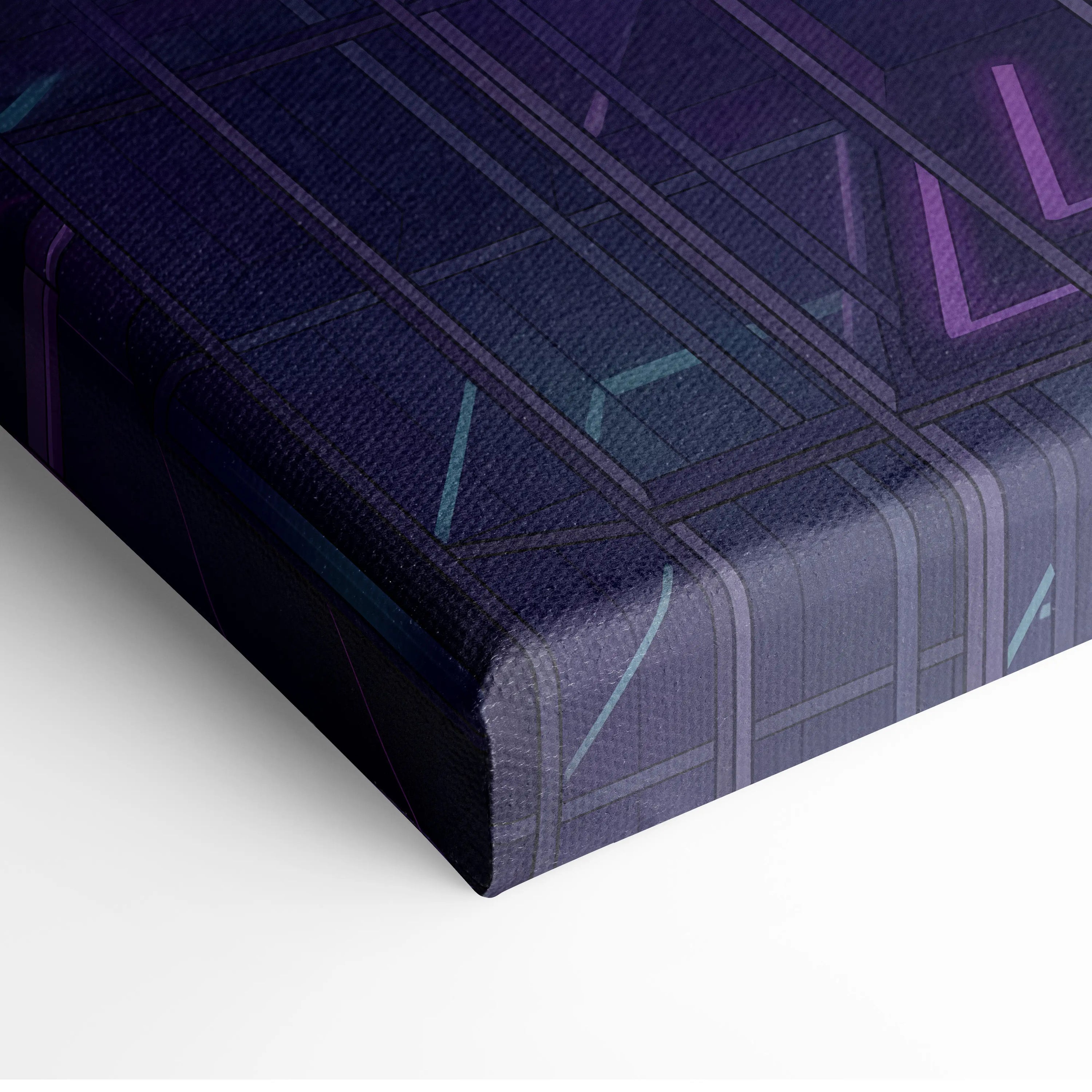 BMW M4 GT3 Inspired Vaporwave Art - Car Neon Pink Purple Blue Living Room Retro Futurism Energetic Neon Vaporwave Canvas