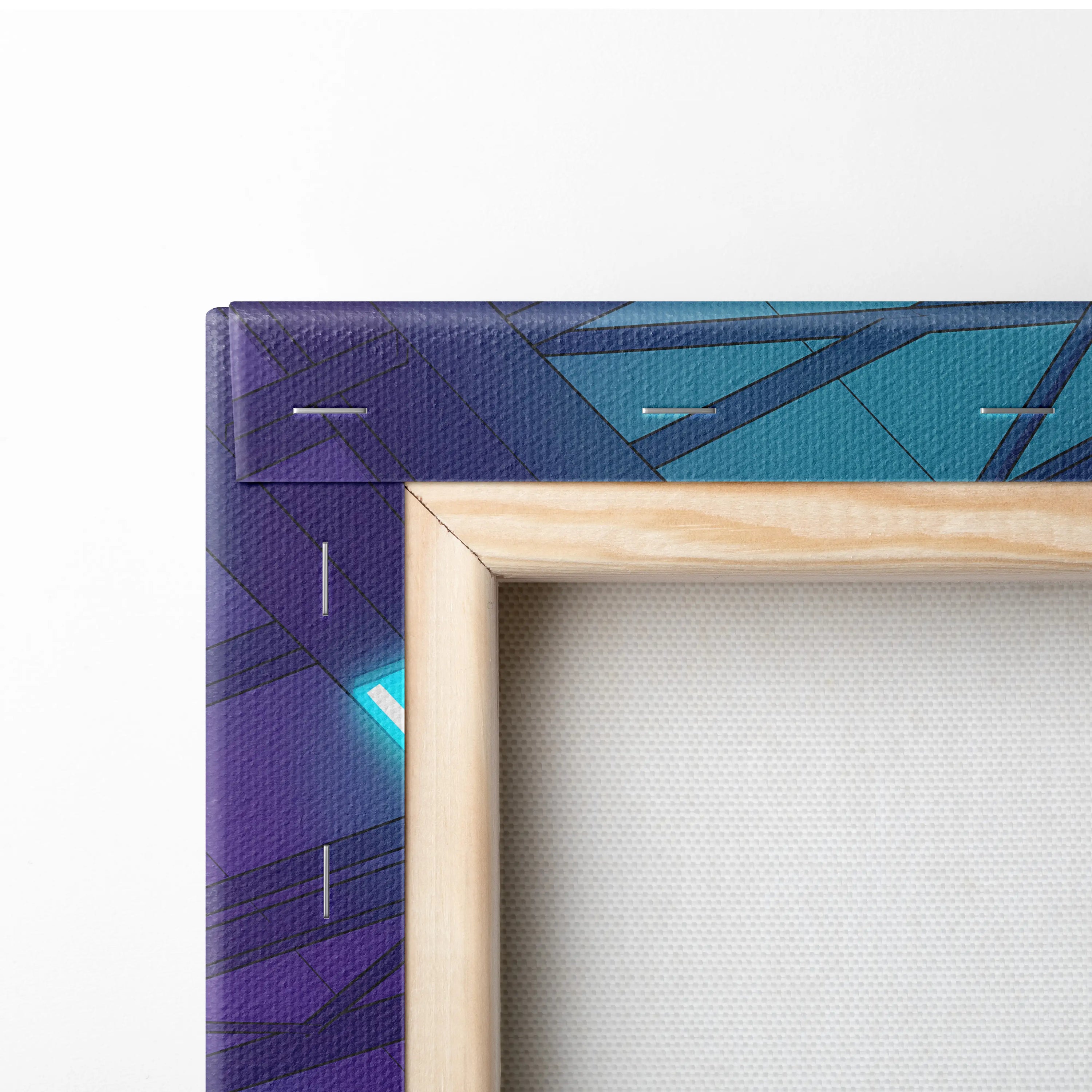 Koenigsegg Agera RS Inspired White Purple Canvas Wall Art, Vaporwave Hypercar Artwork, Neon Jet Hangar Decor, Retro Futuristic Exotic Car Print