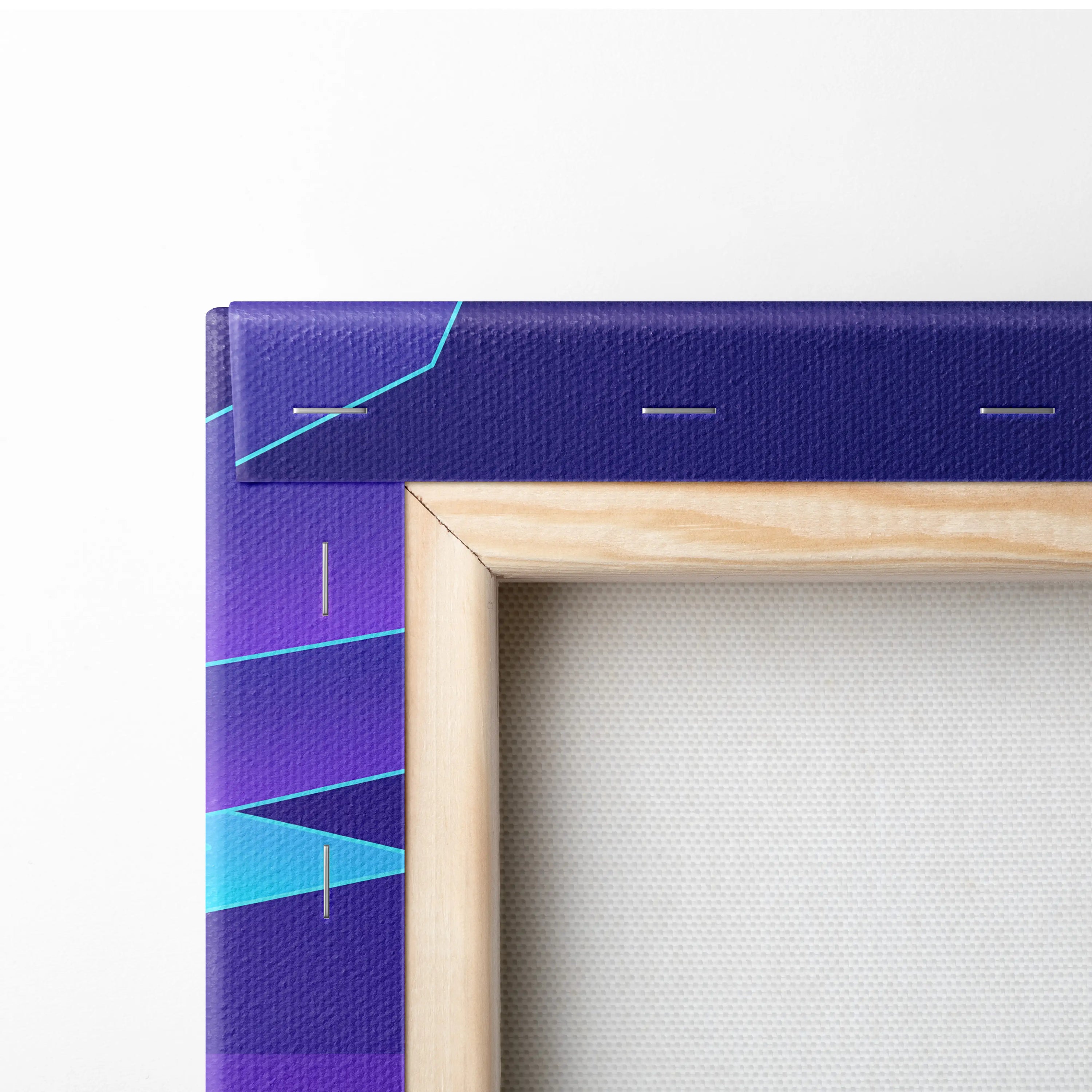 Koenigsegg Jesko Inspired White Purple Canvas Wall Art, Vaporwave Hypercar Artwork, Neon Mountain Garage Decor, Retro Futuristic Exotic Car Print