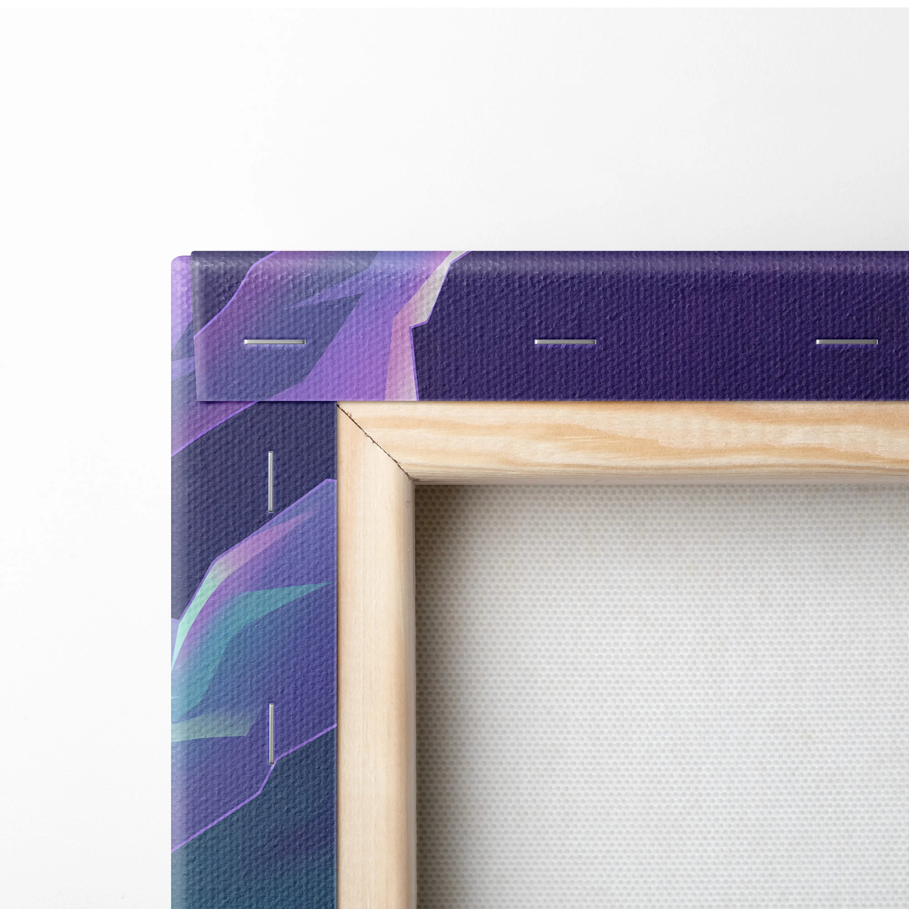 Ferrari F40 Inspired Red Purple Canvas Wall Art, Vaporwave Neon City Drive, Retro Futuristic Garage Decor, Supercar Artwork