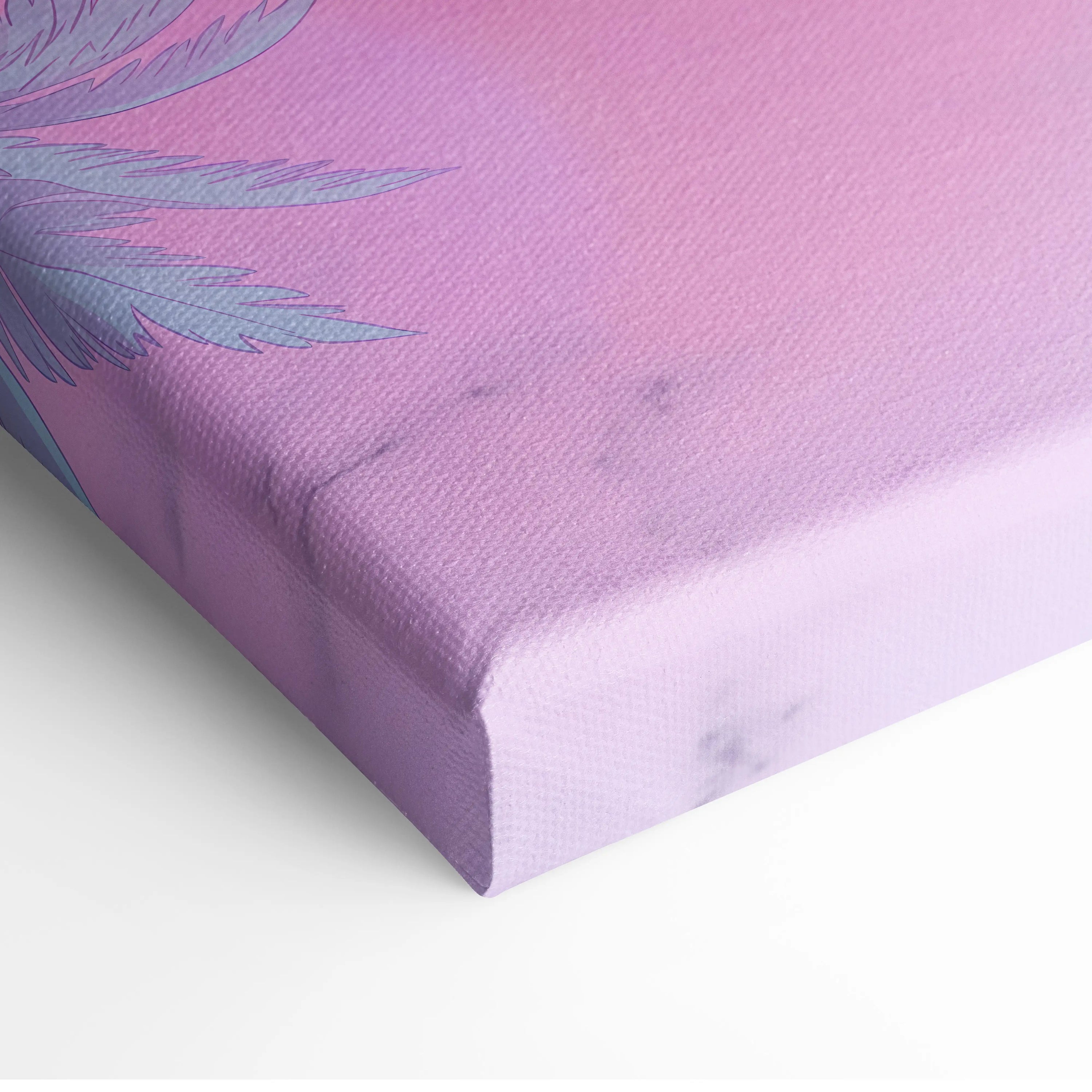 Bugatti Chiron Inspired Vaporwave Neon Night Drive Canvas - Car Art Neon Pink Blue Living Room Vaporwave Mood Neon Retro Futurism Wall Art Canvas