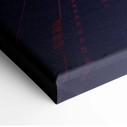 BMW M Hybrid V8 Inspired Vaporwave Car Canvas - Vaporwave Car Art Neon Pink Blue - Mood Nostalgic Deco Neon Car Canvas