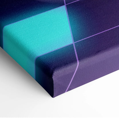 Audi R8 LMS Inspired Vaporwave Canvas - Neon Cityscape Pink Cyan Purple Living Room Vaporwave Nostalgic Dreamscape Canvas