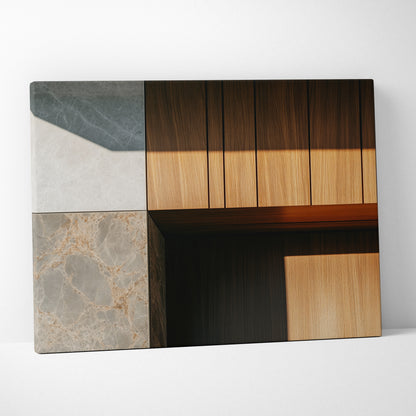 Minimalist Forest Theme Canvas Art for Modern Interior Design